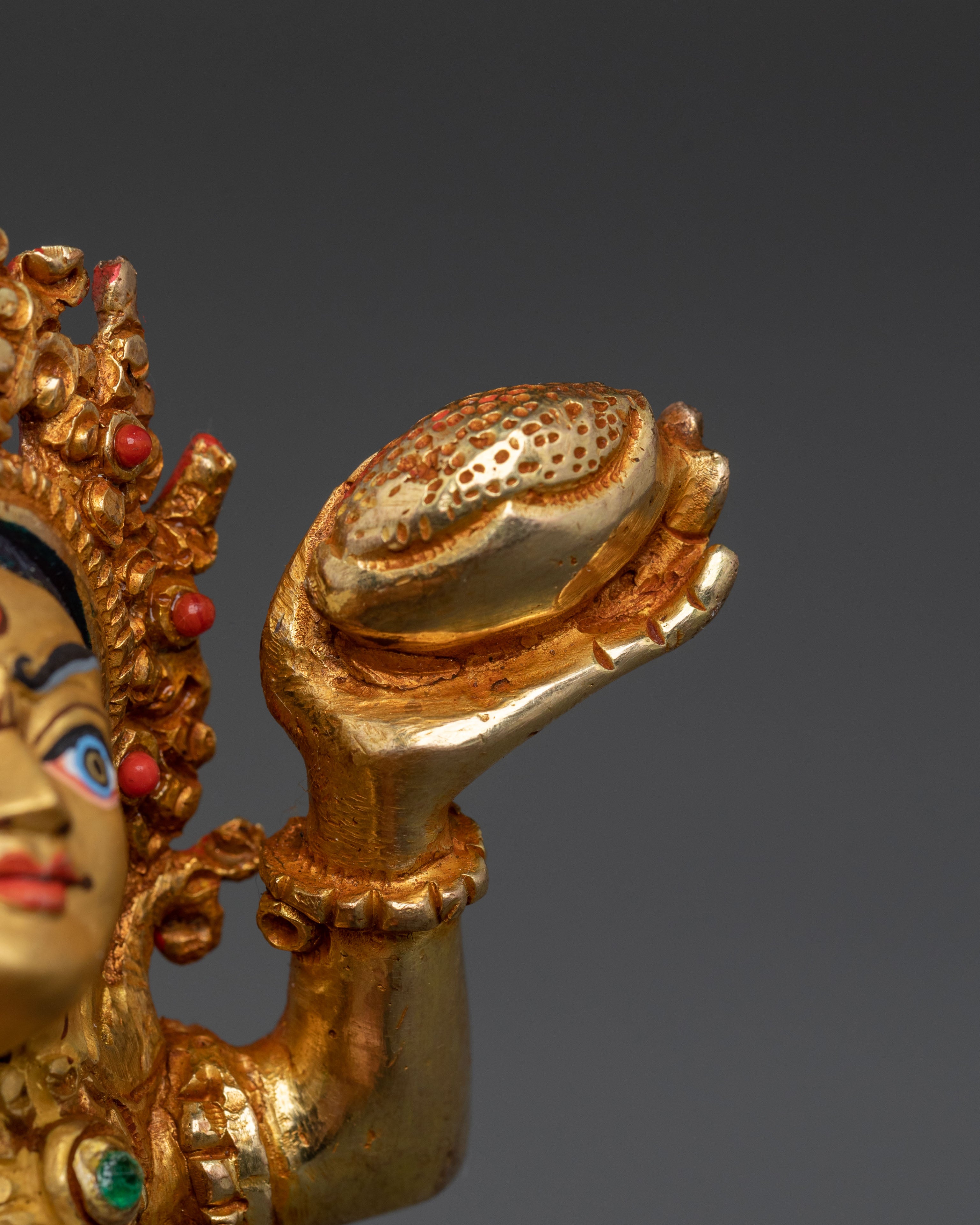 Vajrasattva Sculpture with Vajragarvi | Sacred Union of Purification