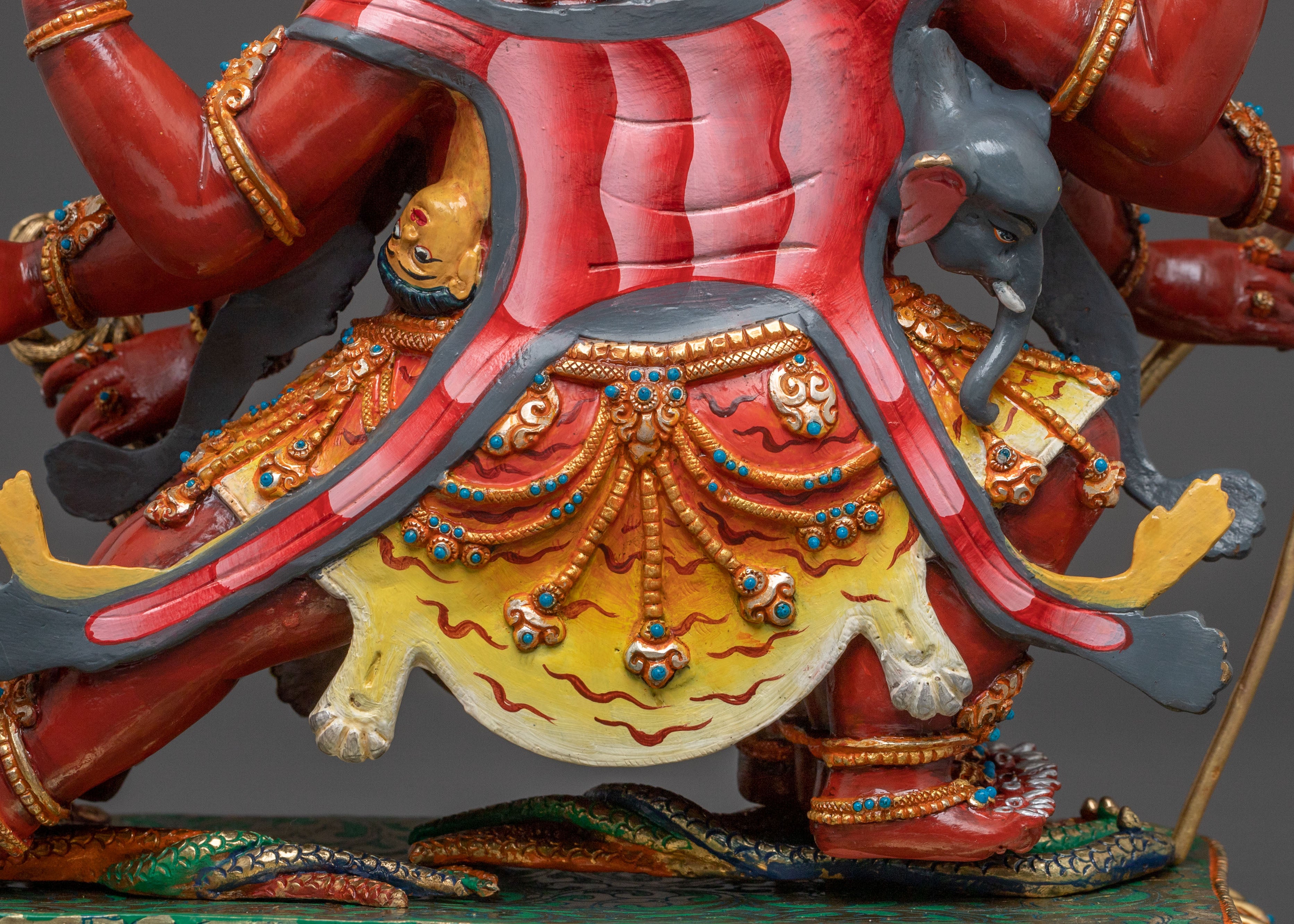 Hayagriva Meditation Figure | 24k Gold Gilded Protector Figrue