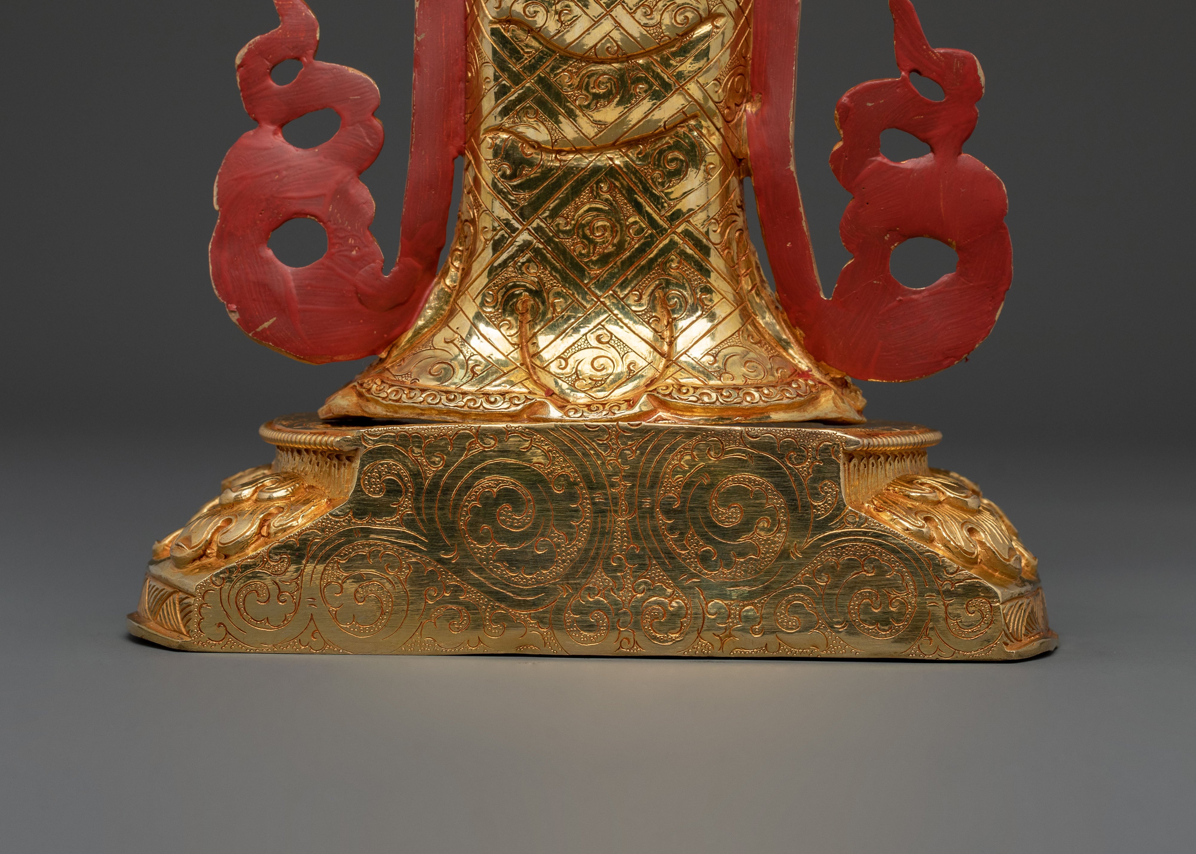 Yeshe Tsogyal: 24k Gold Gilded Sculpture