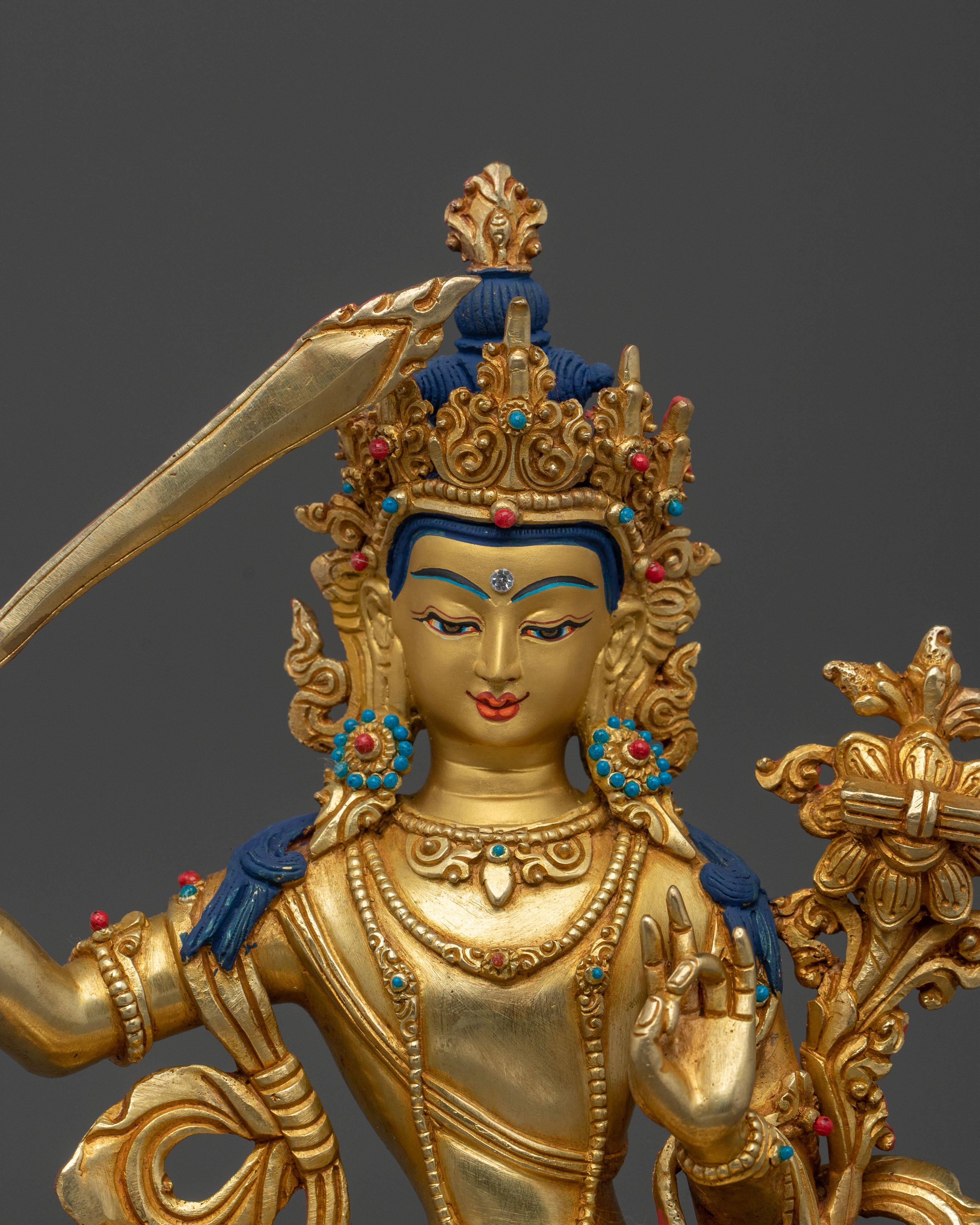 Manjushri Buddhist Statue | Made in Nepal