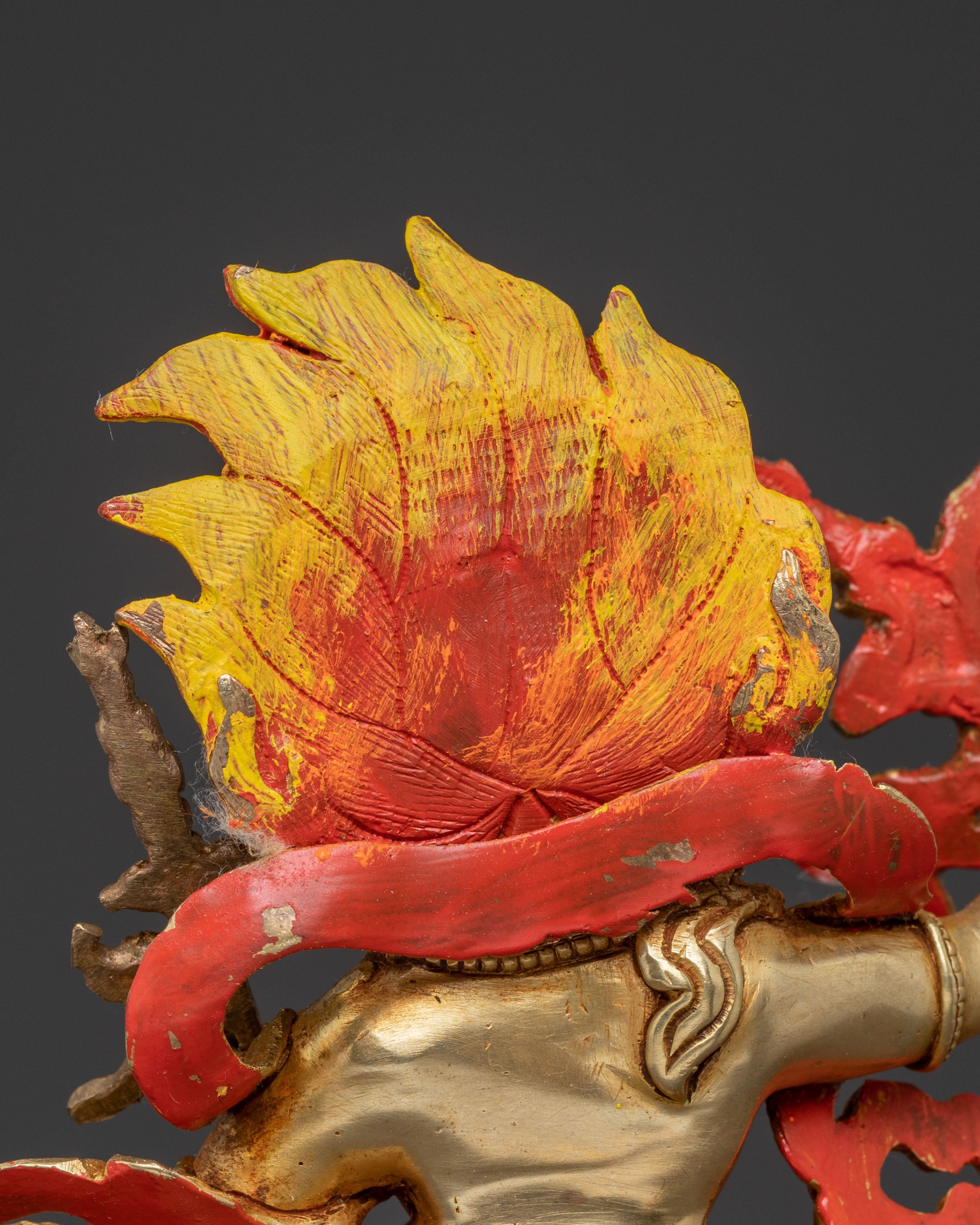 White Dzambhala Altar Statue — Spiritual Art