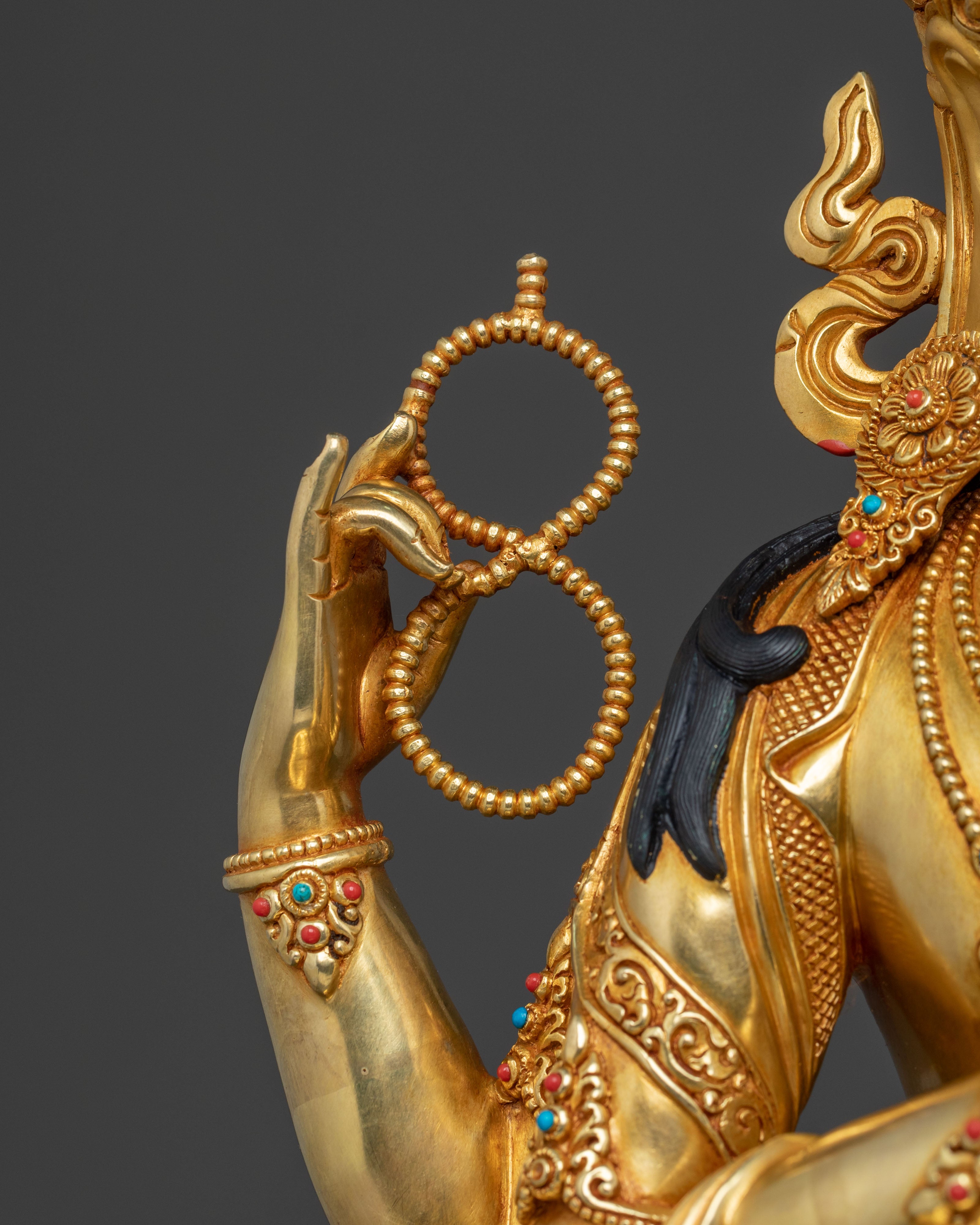 Chenrezig Meditation Statue | Altar Home Decor