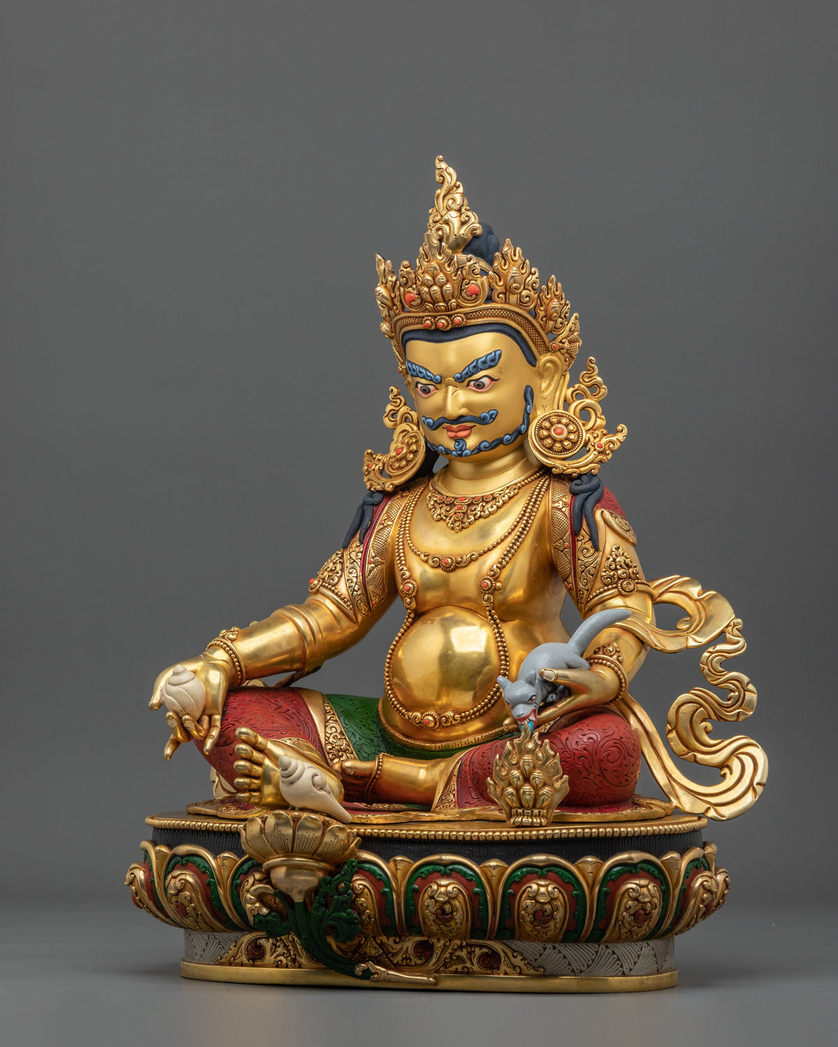 Handcrafted Dzambhala Statue | Sacred Altar Decor