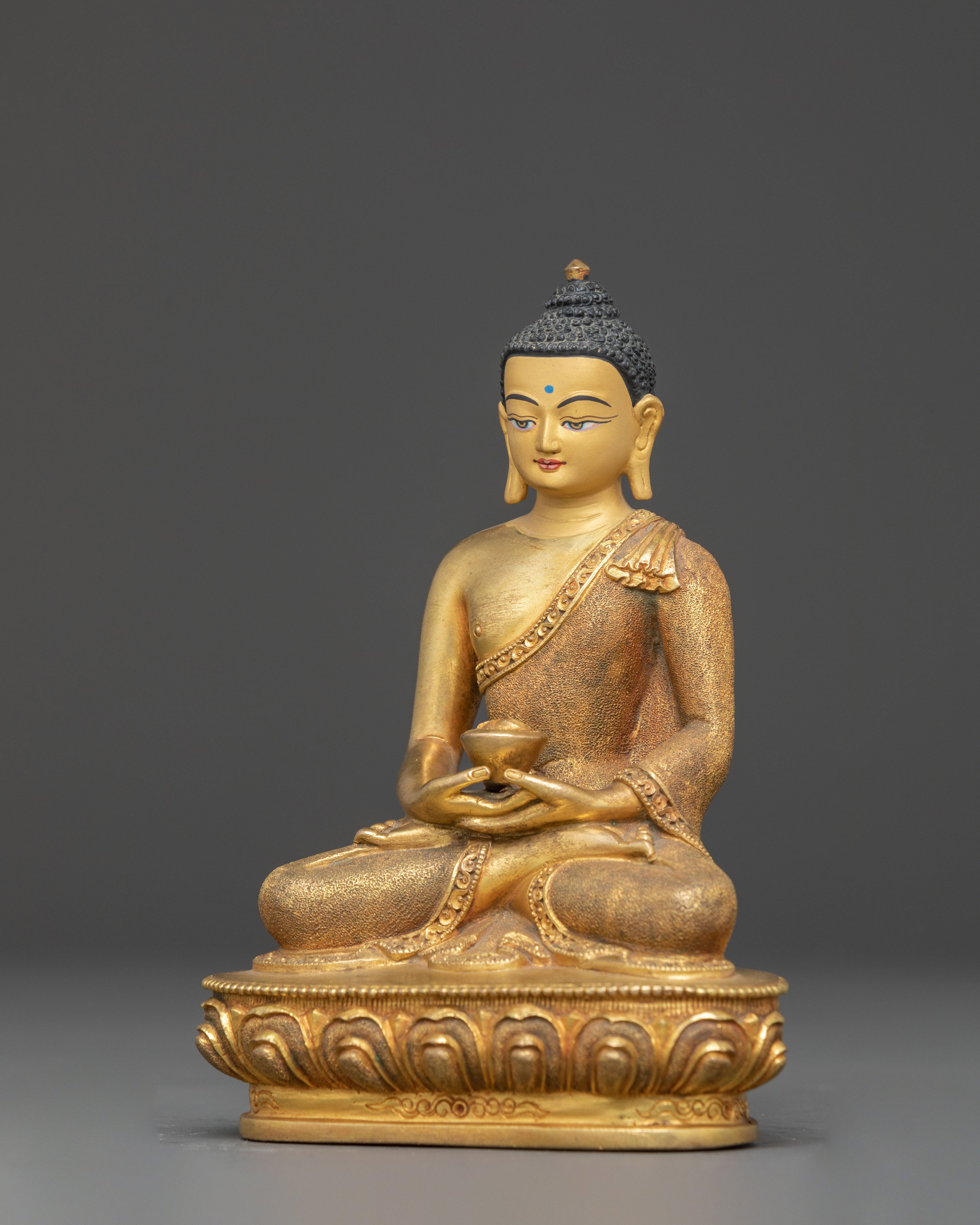 Peaceful Buddha Amitabha Golden Statue | The Buddha of Infinite Light
