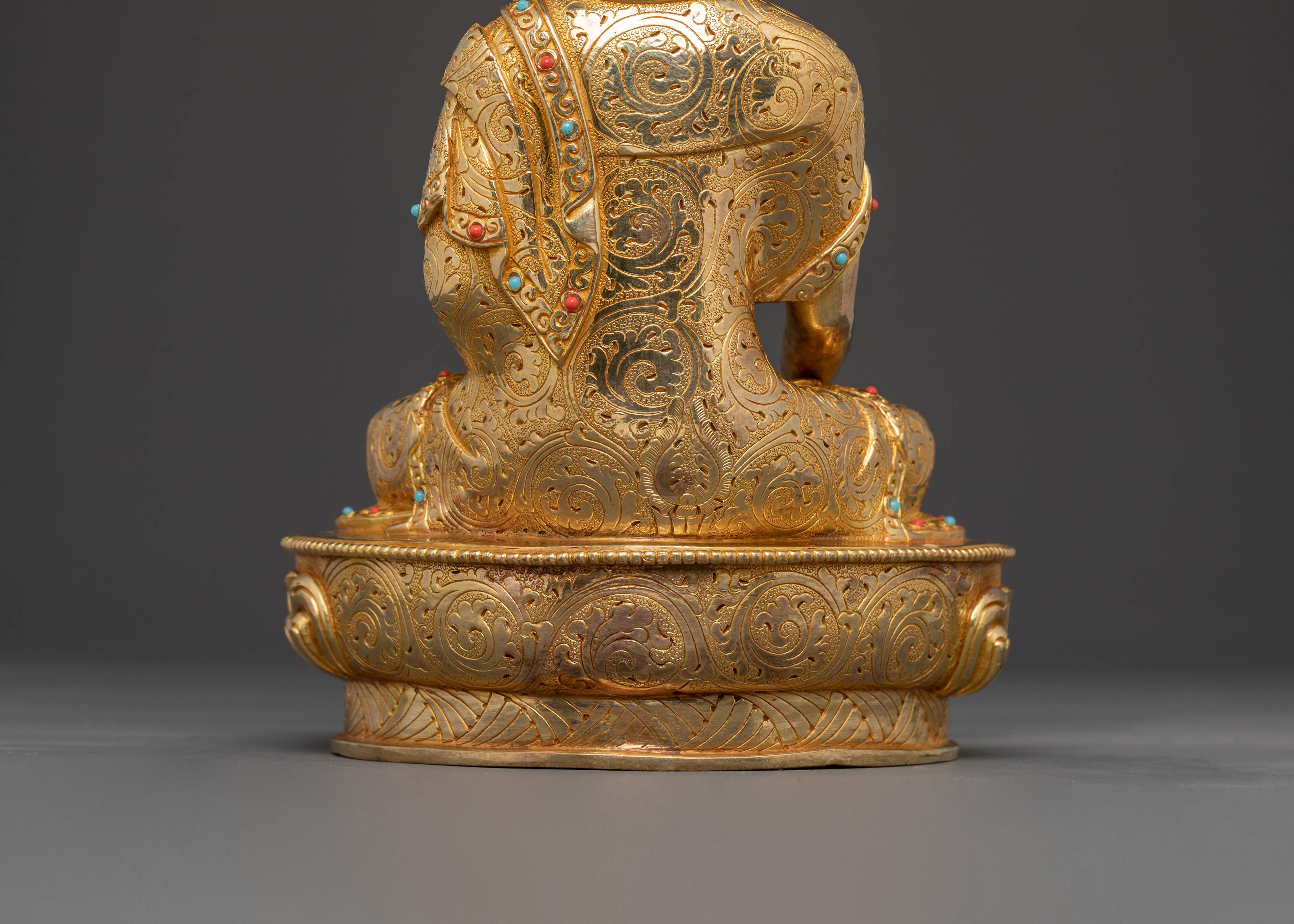 Golden Statue of Dharma Guru Shakyamuni