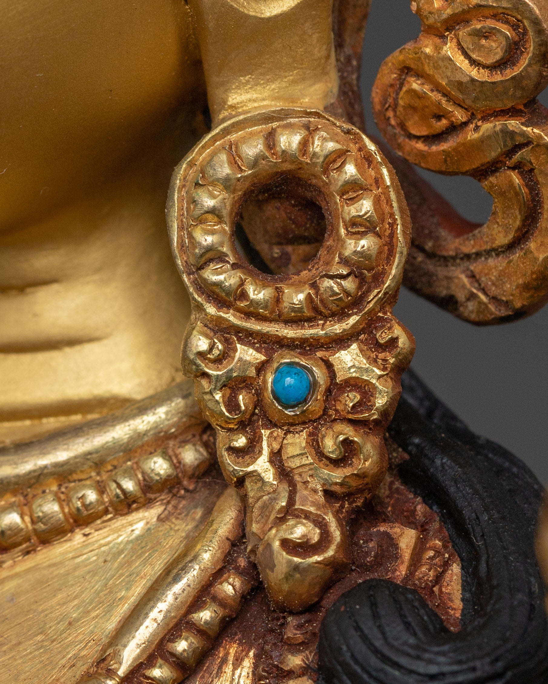 White Tara Figure: 24K Gold Gilded for Spiritual Decor