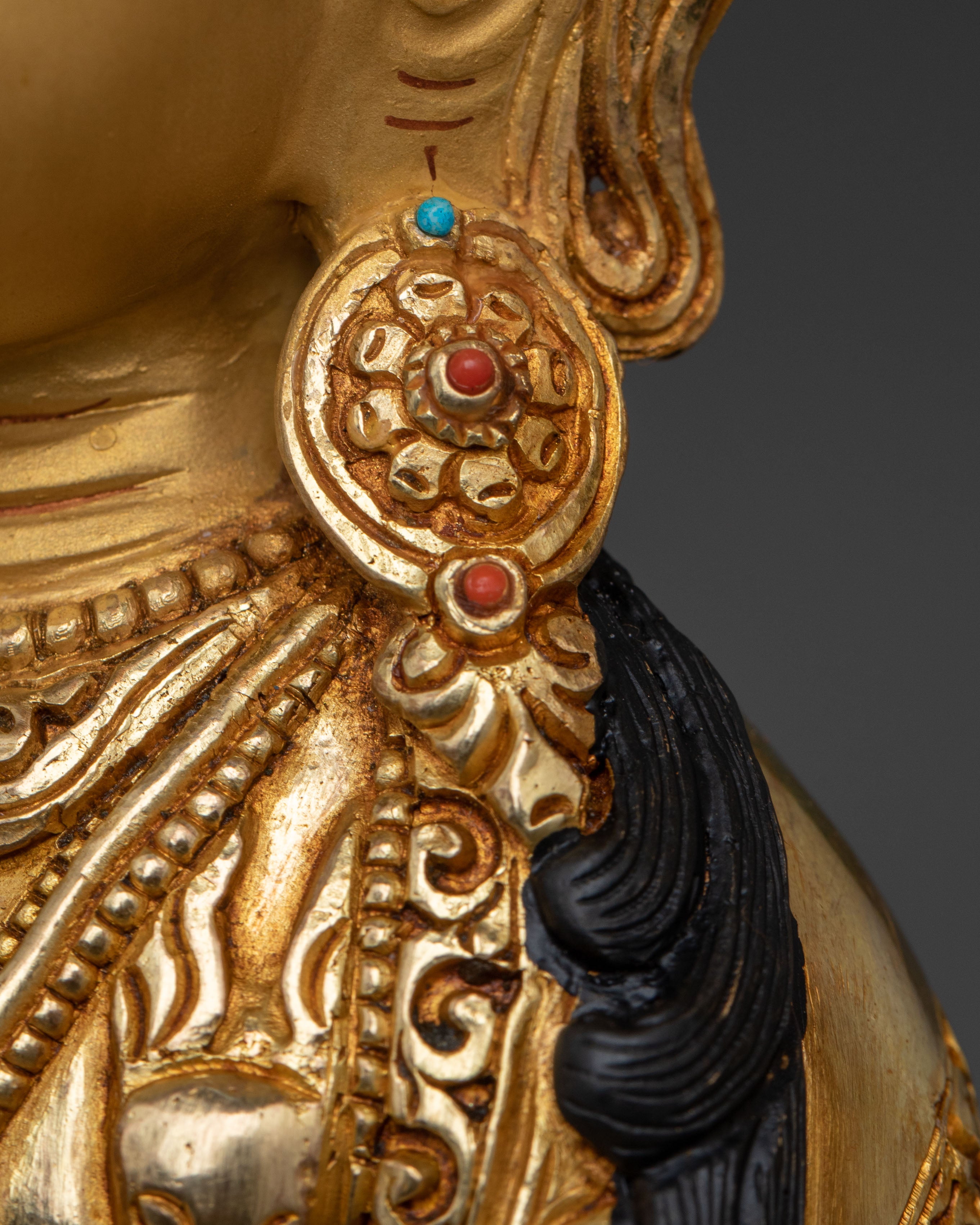 Chenrezig Statue | 24k Gold Gilded Bodhisattva