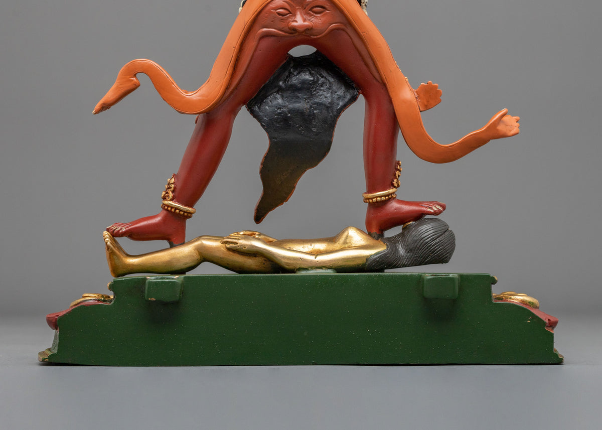 Handmade Ekajati Copper Sculpture | Buddhist Home Decor