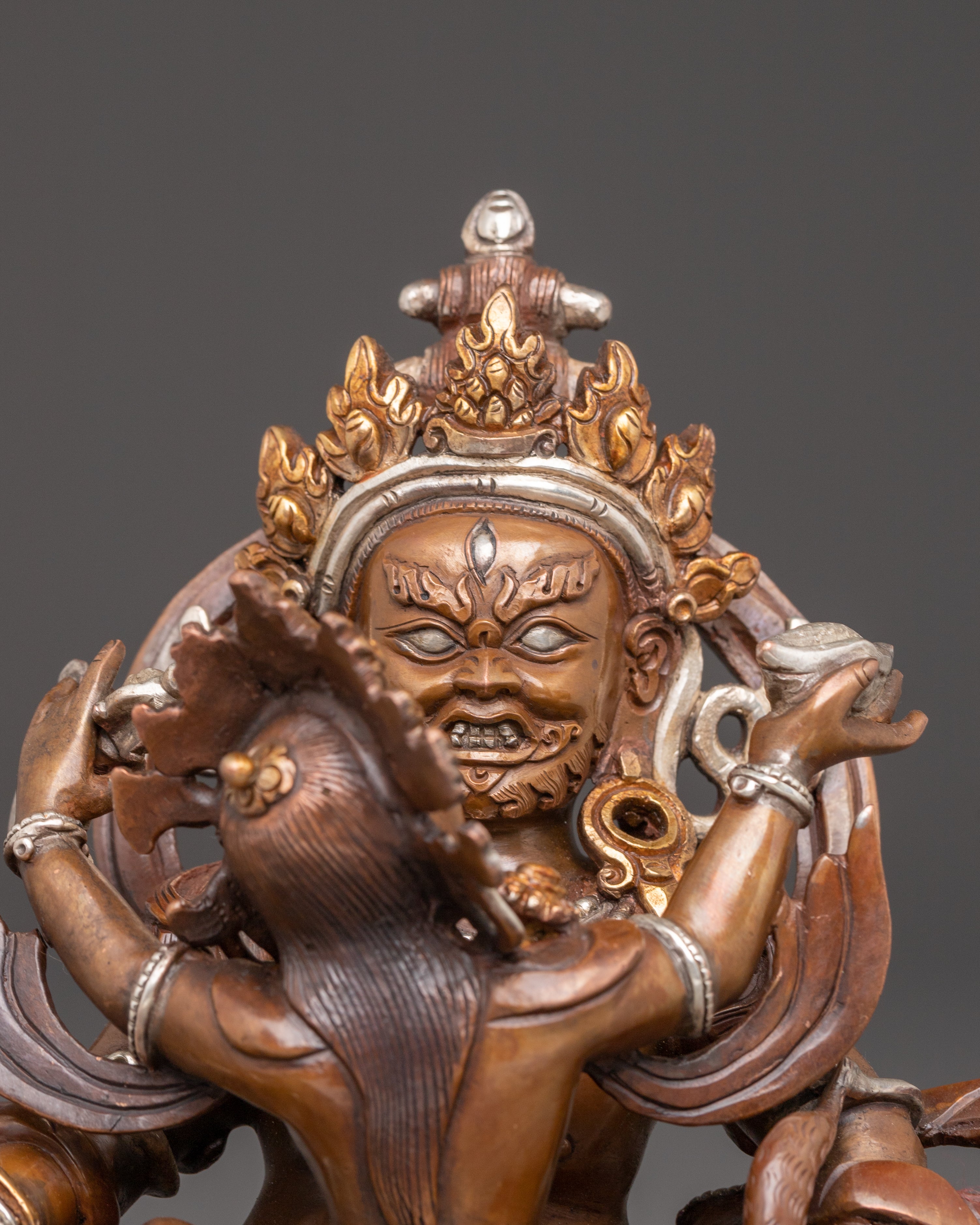 Dzambhala Statue With Consort | Traditional Artwork