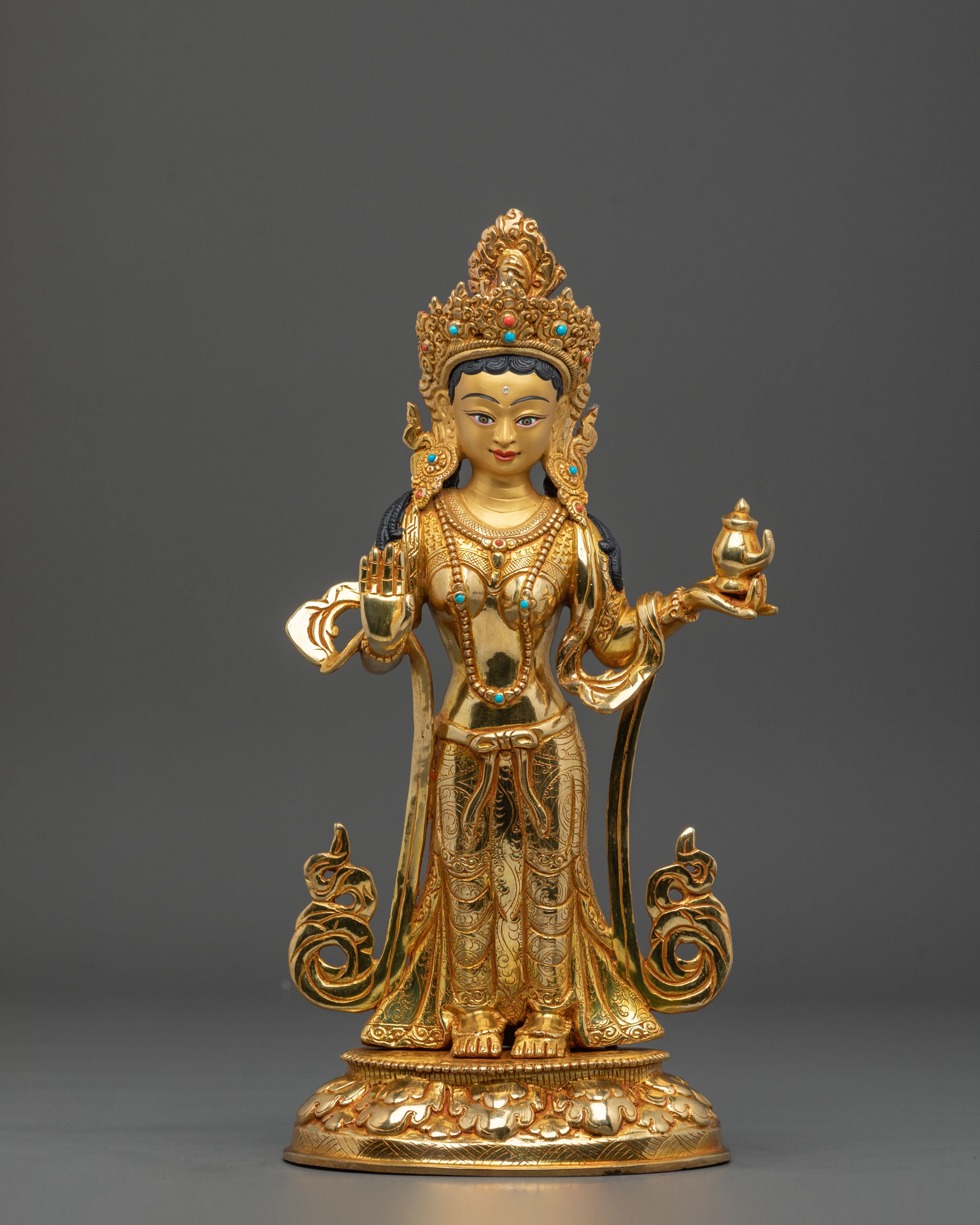 Yeshe Tsogyal and Mandarva Spiritual Figurine | Home Decor