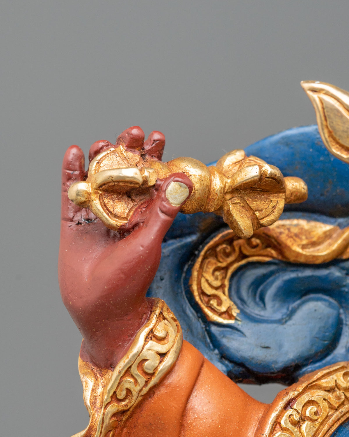 Dorje Legpa Sacred Sculpture: Symbol of Strength Protection