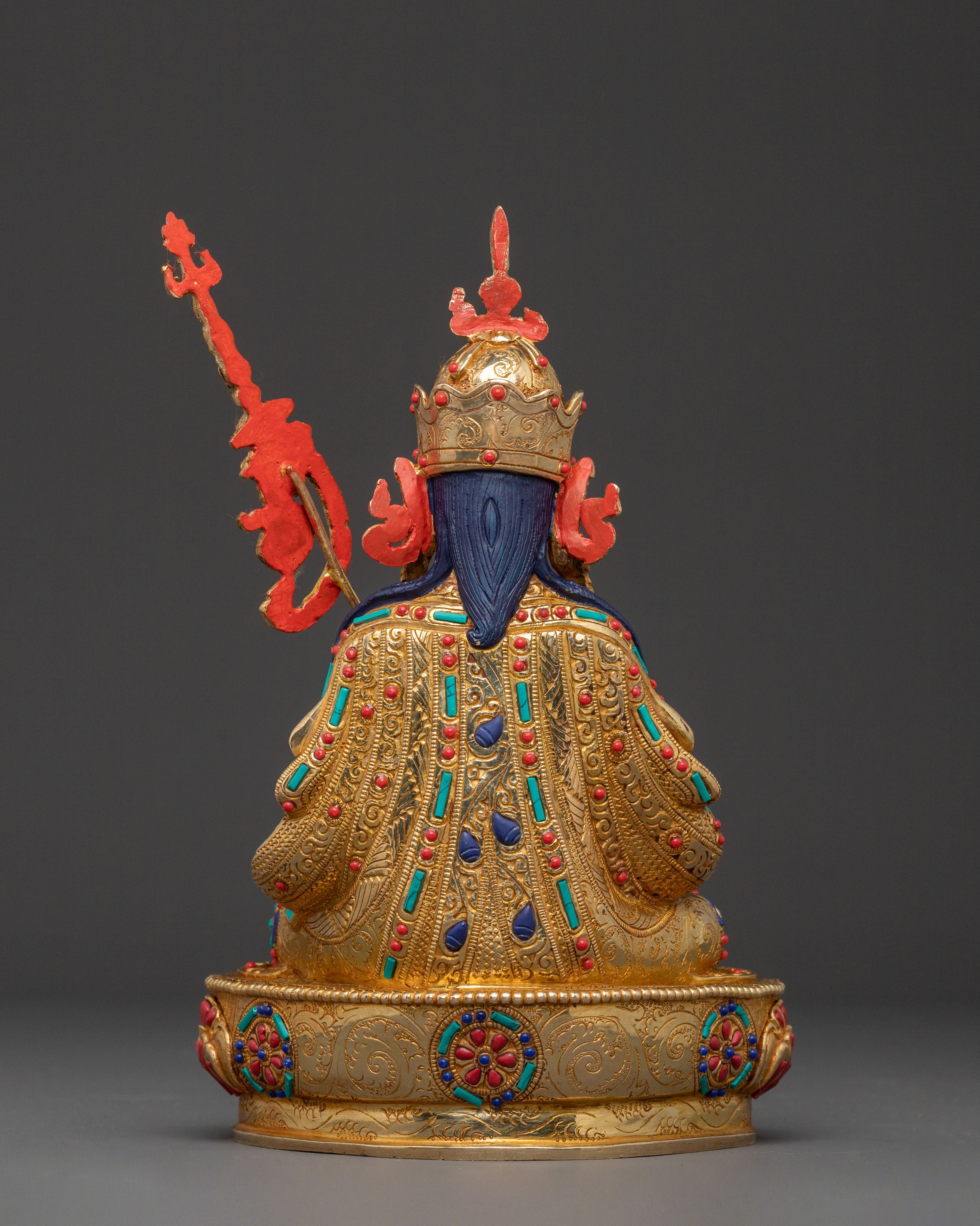 Enchanting Tibetan Statue of Guru Tsokye Dorje