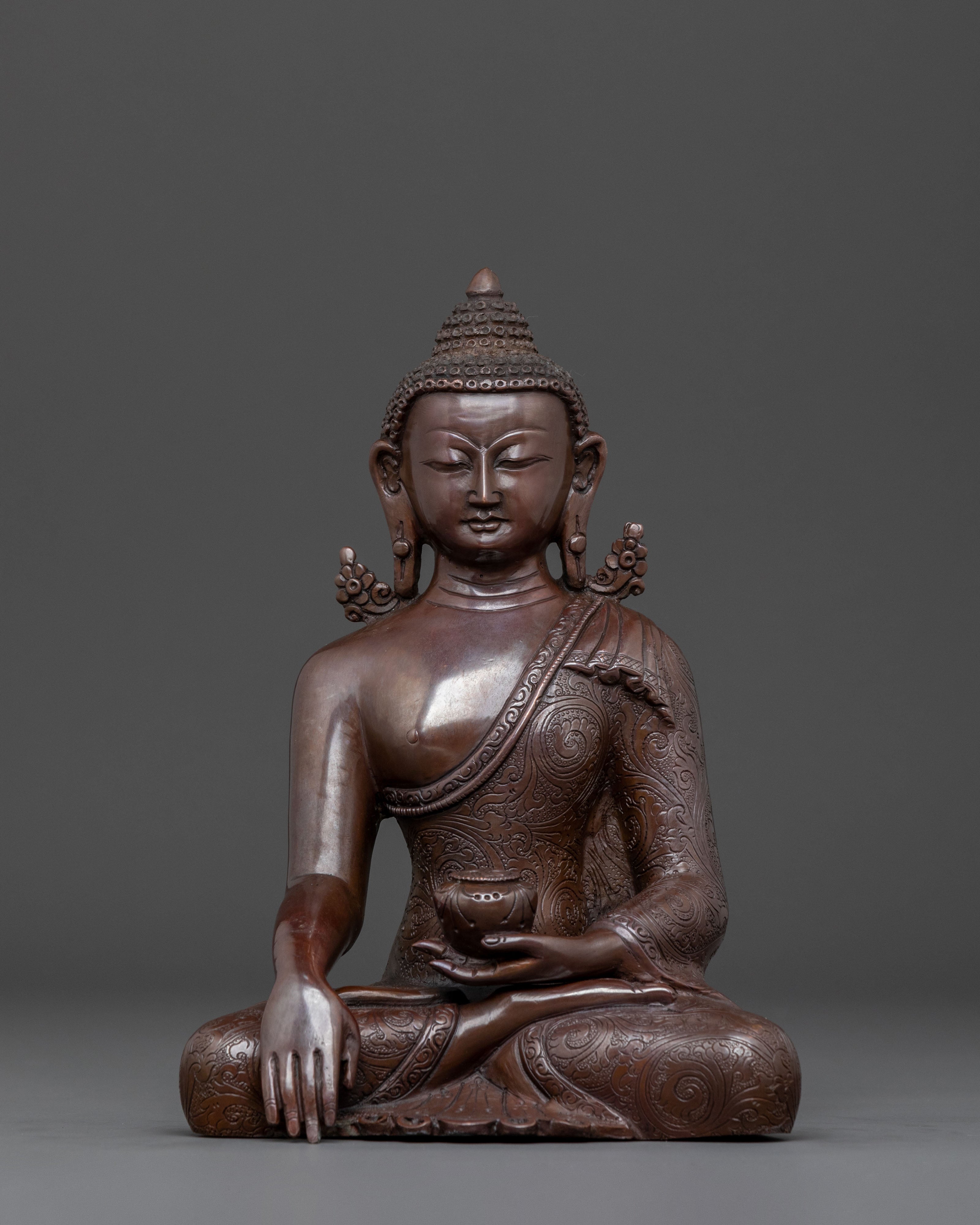 Shakyamuni Buddha Copper Statue of Enlightenment
