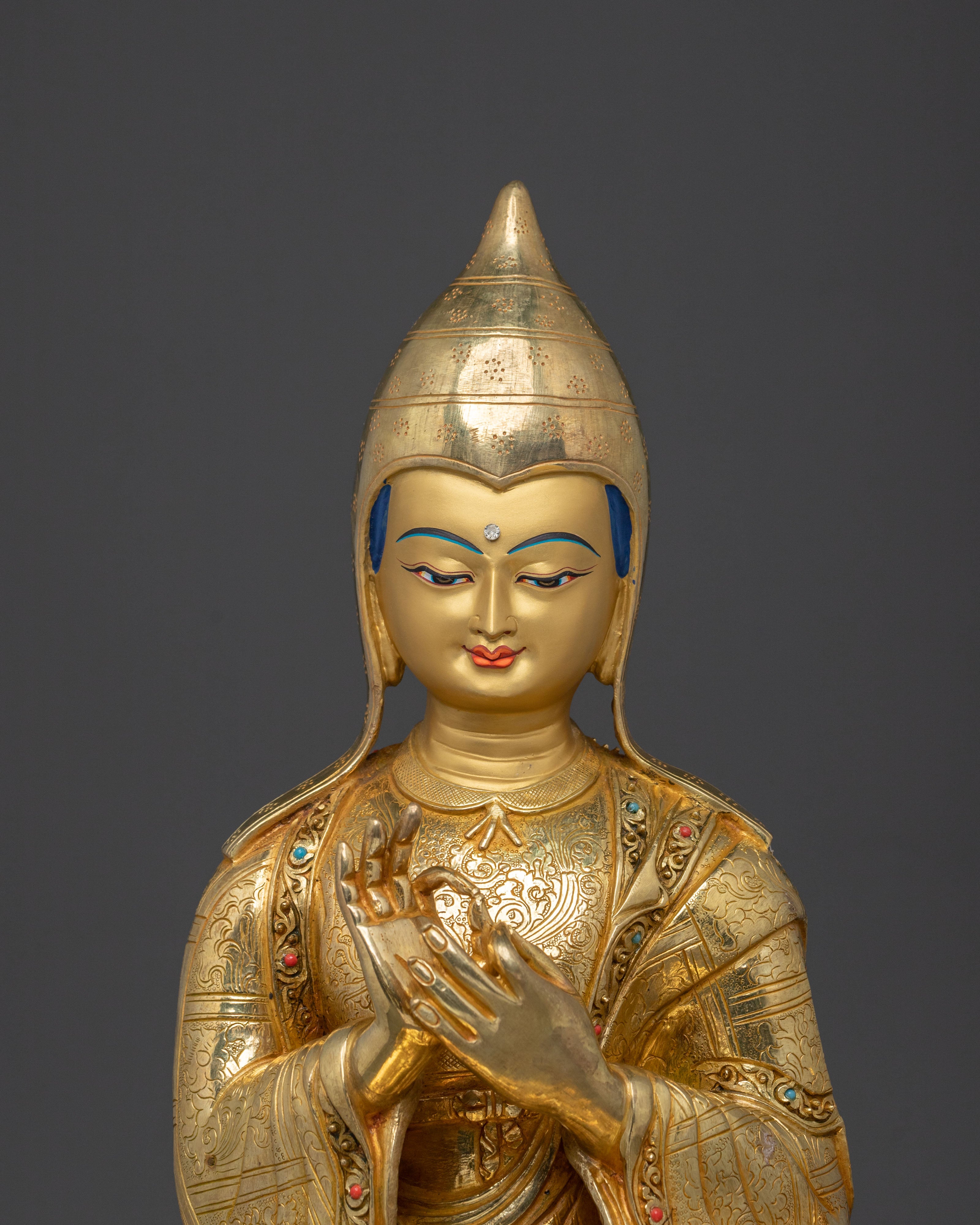 Atisa Sacred Statue: Great Buddhist Master of Wisdom & Reform