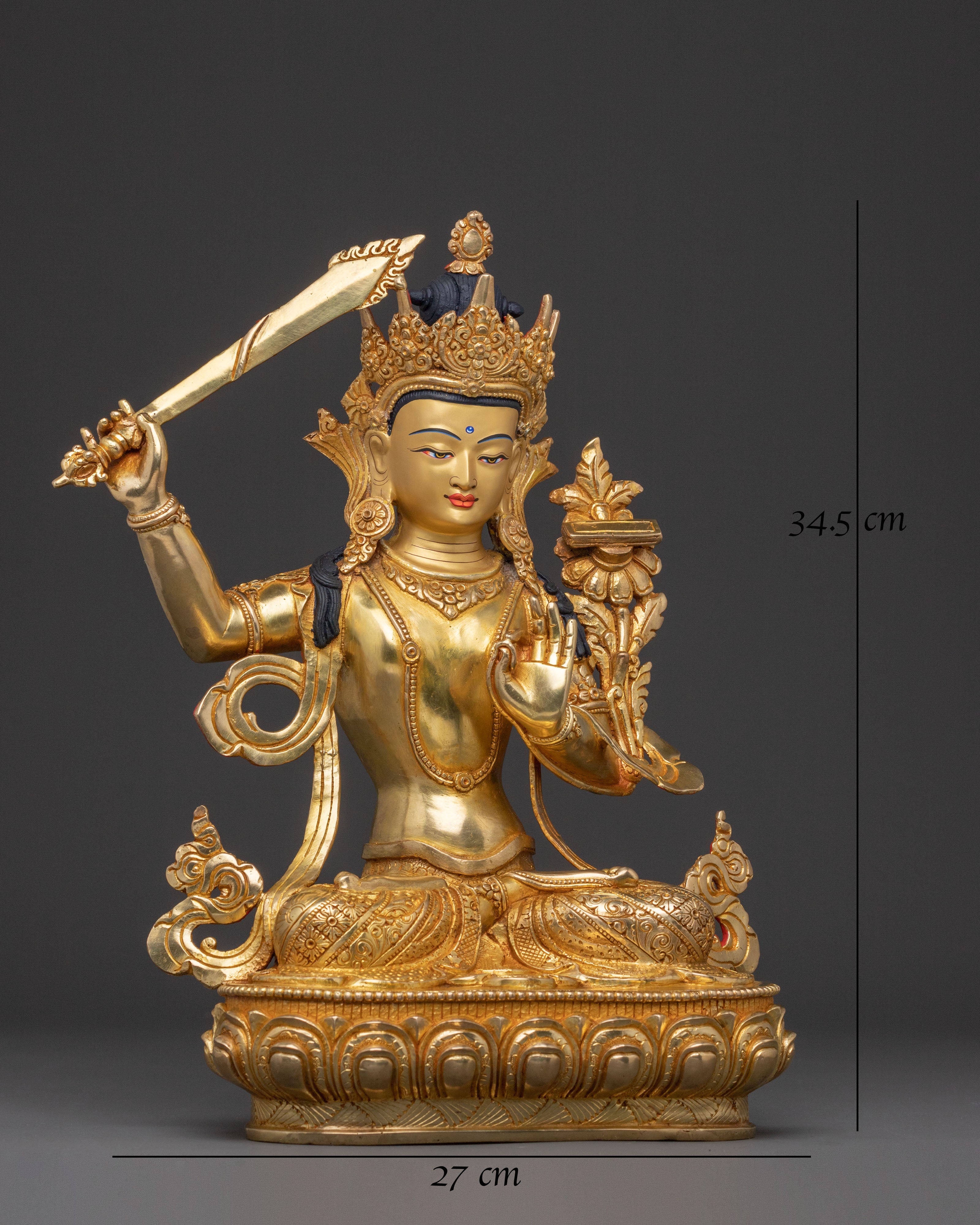 The Sword of Wisdom Manjushri Statue