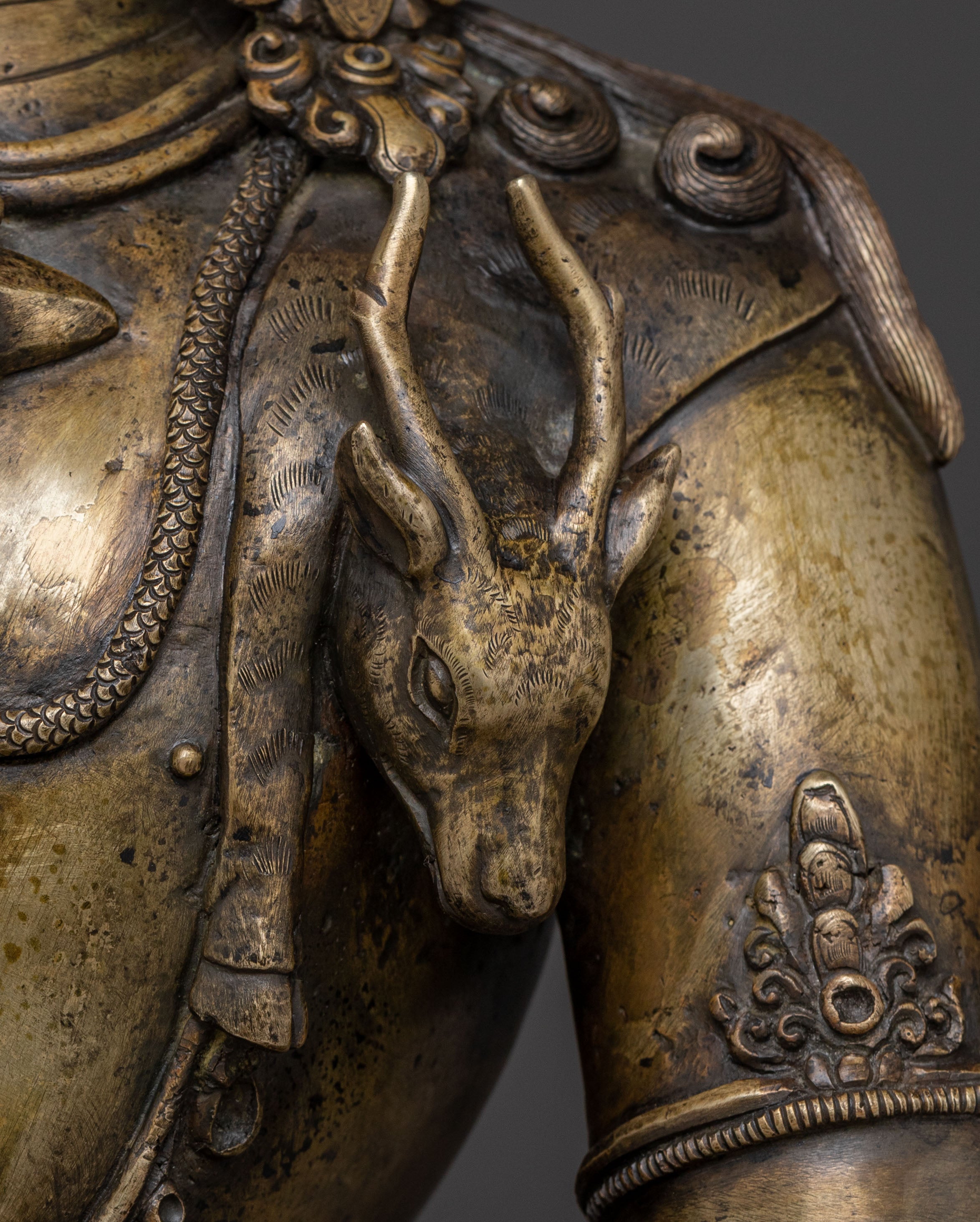 Padmapani Traditional Statue | Lotus-Bearing Bodhisattva