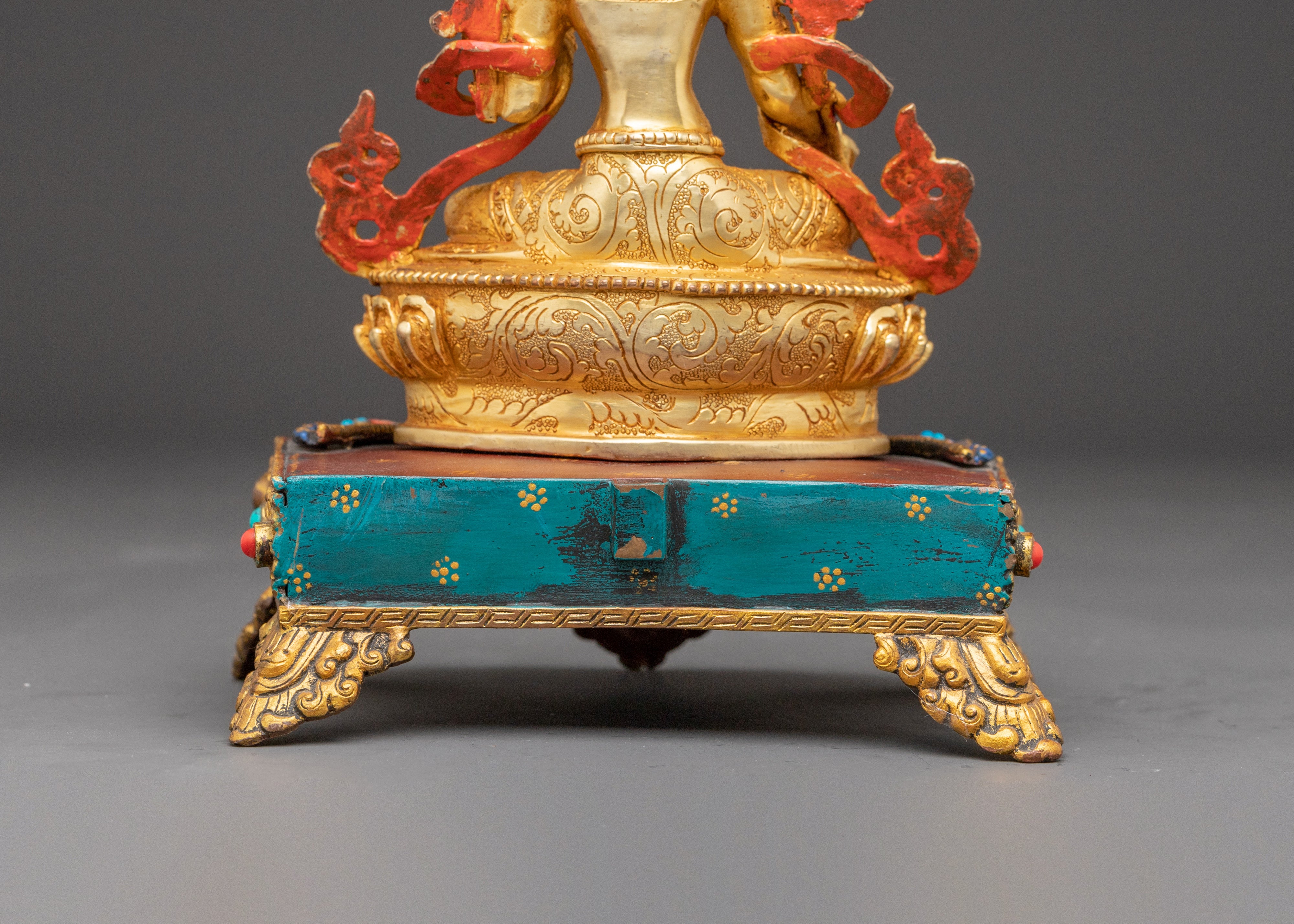 Shyama Tara Statue on Throne | The Goddess of Swift Compassion