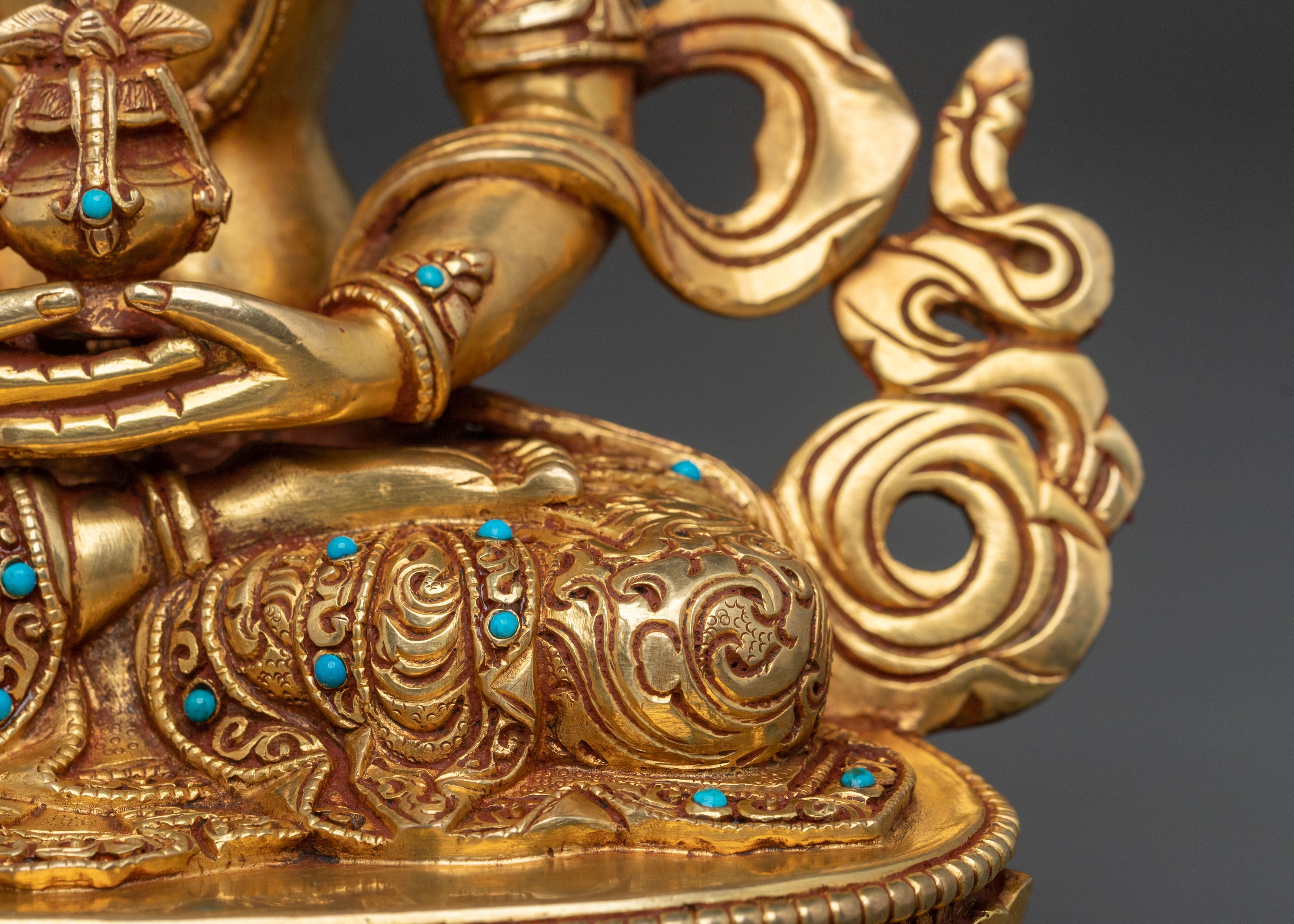 Handcrafted Amitayus Sculpture | Long Life Deity