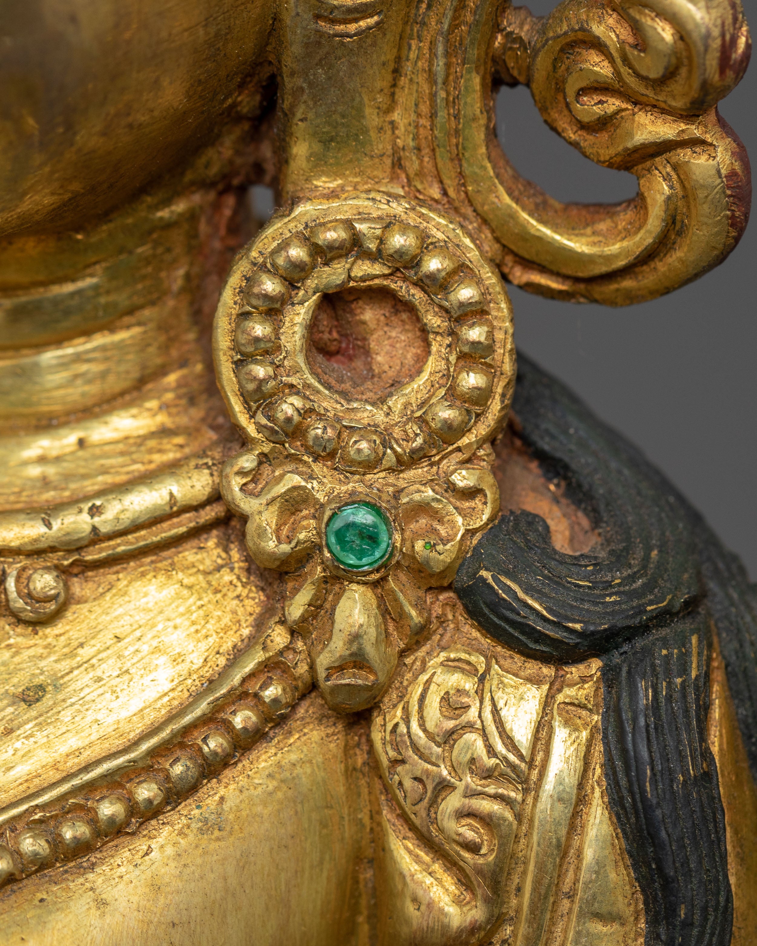 Handmade White Tara Copper Statue | Healing Deity Figurine