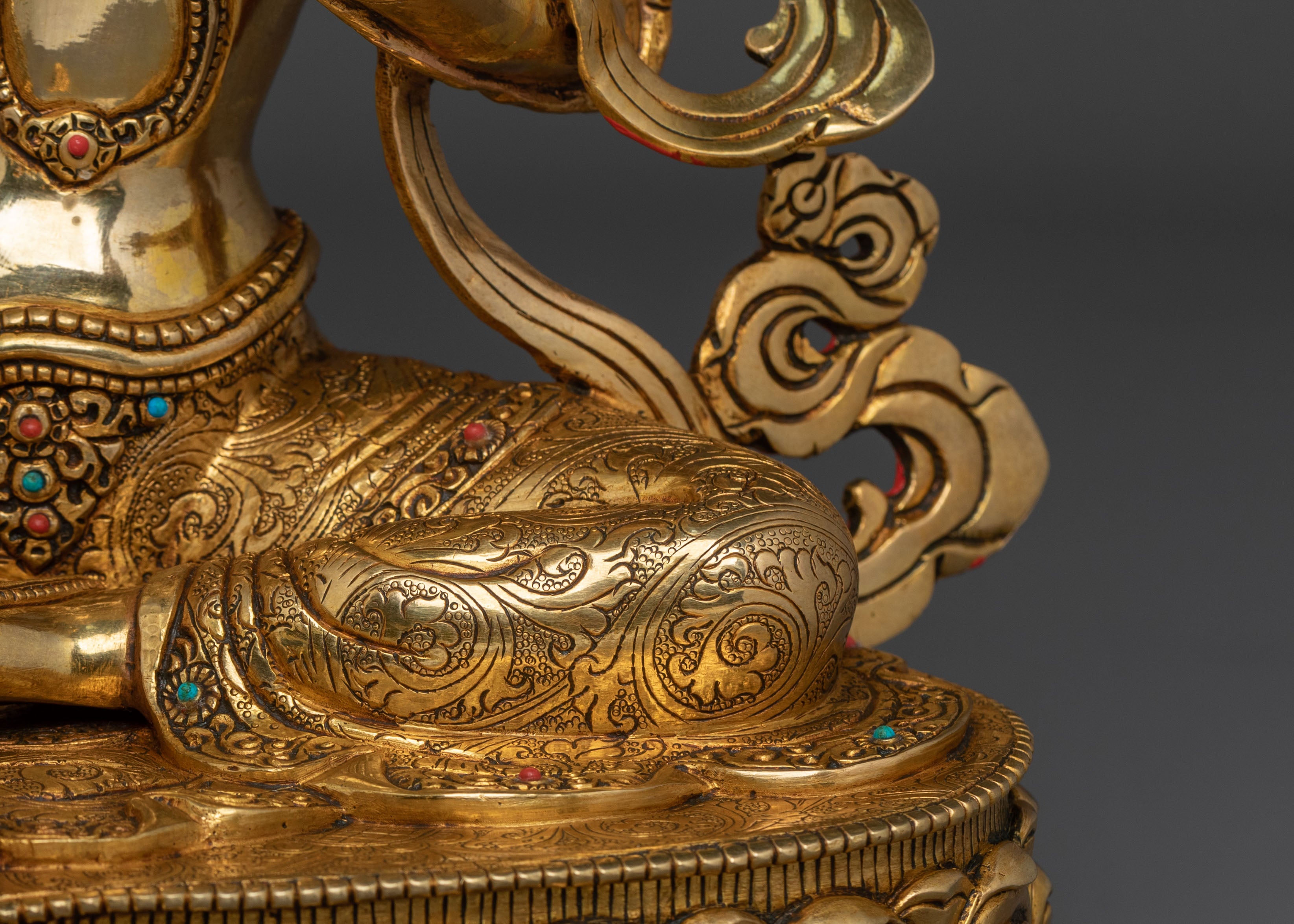 Sacred Traditional Green Tara Statue | Buddhist Goddess