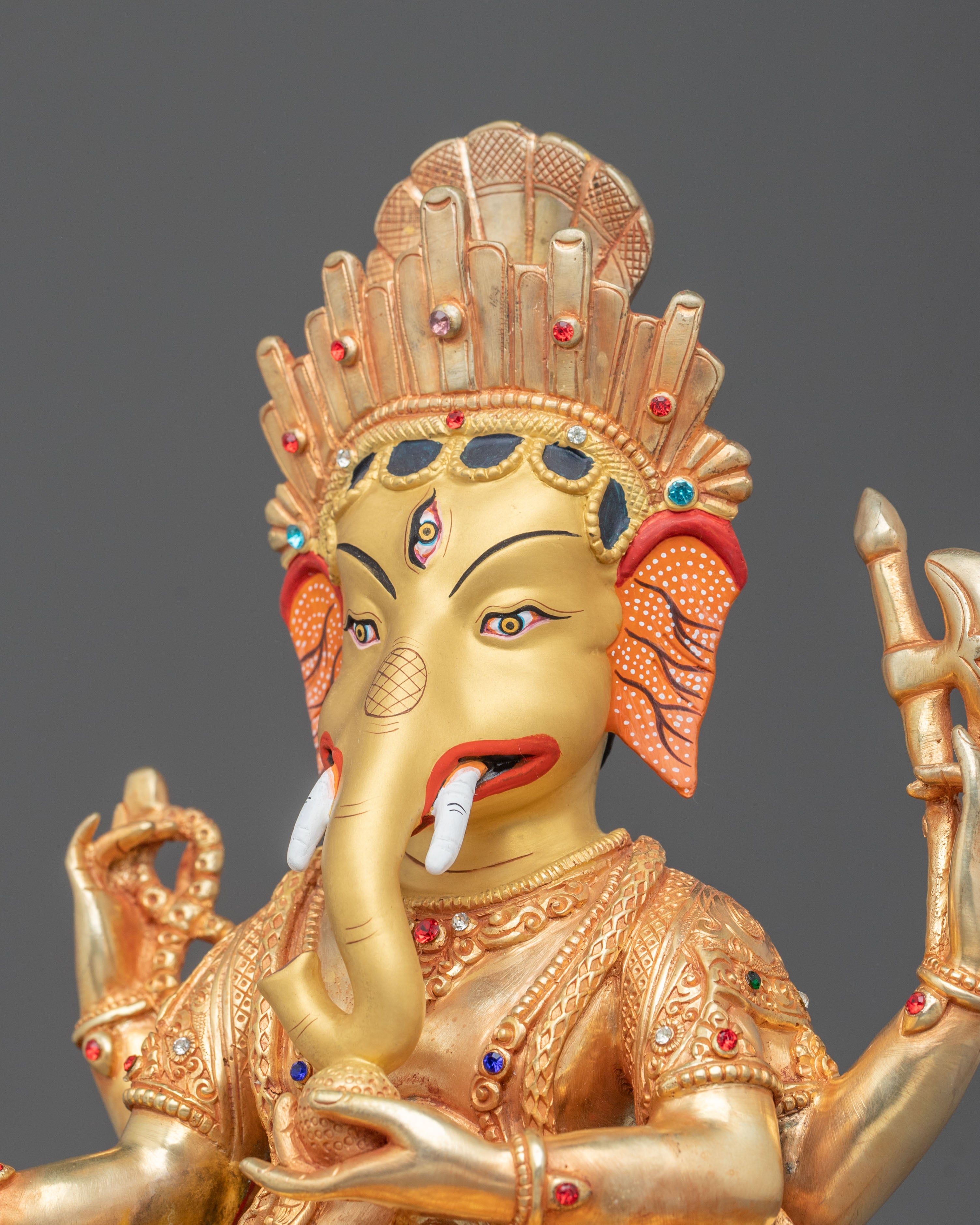 Elephant-Headed Hindu God Ganesha Statue | Home Decor