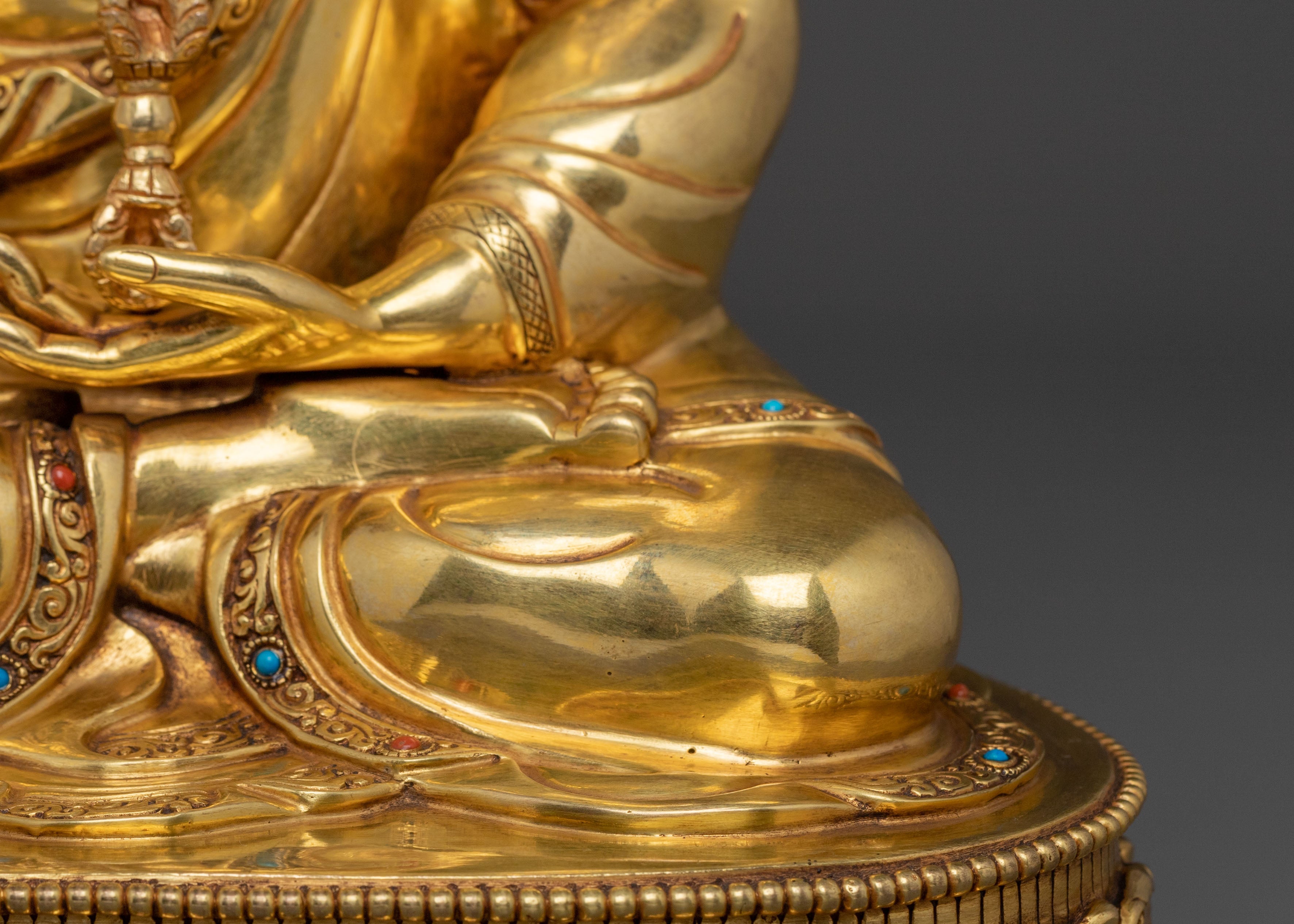 Mitrugpa Sacred Buddha Statue with Antique Finish