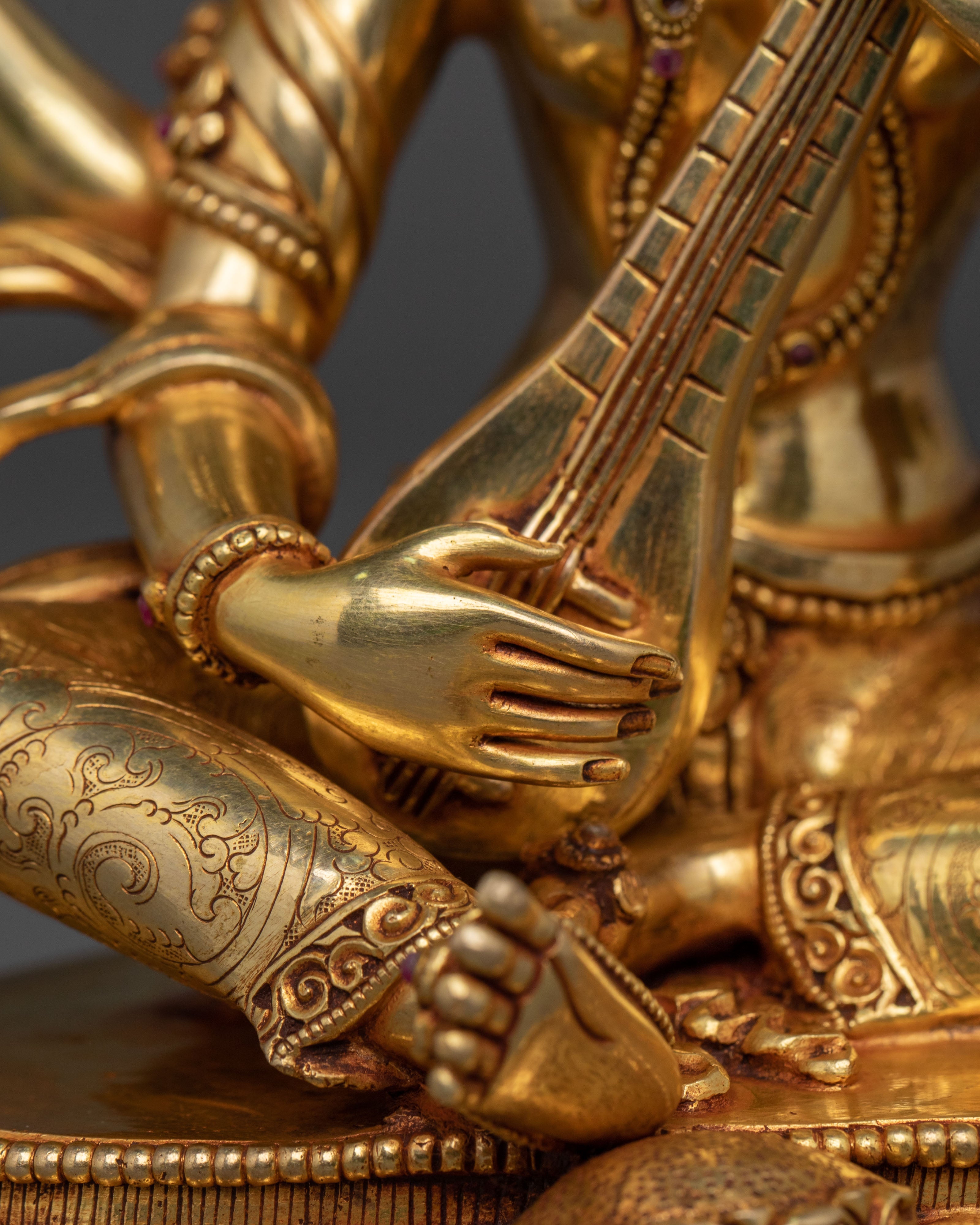 Saraswati Divine Wisdom Statue | Sacred Symbol of Knowledge