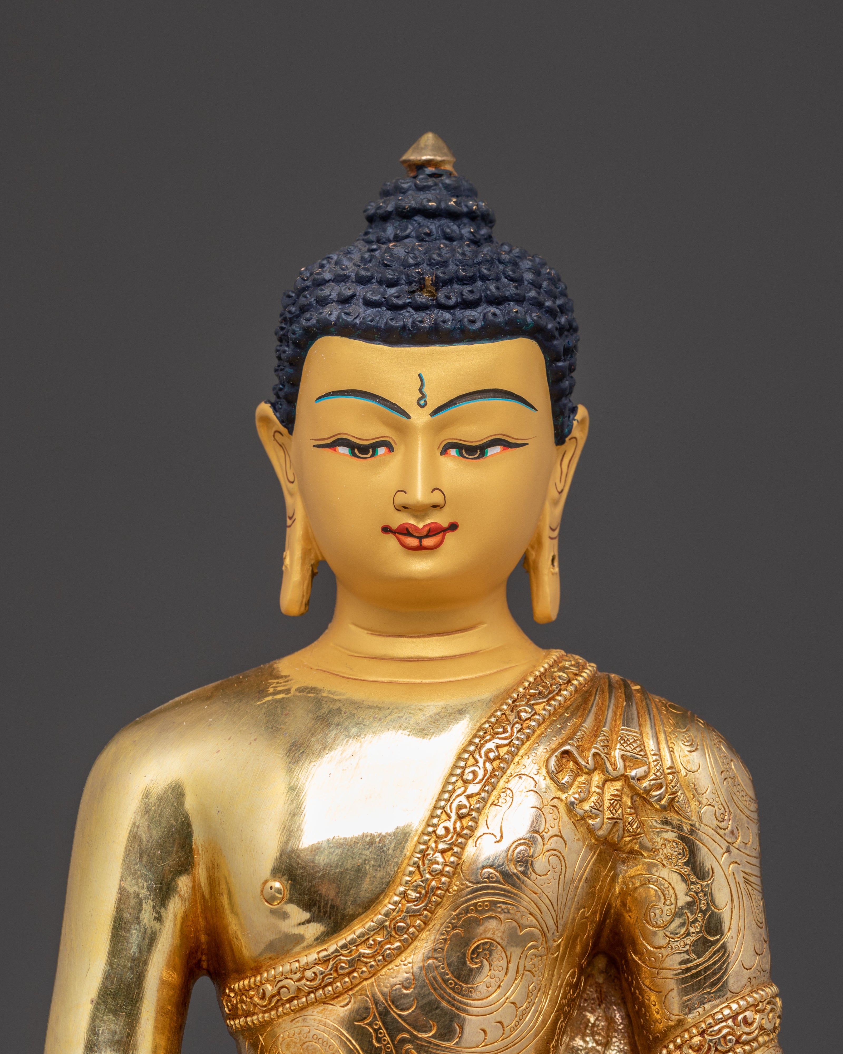 Handmade Amitabha Golden Statue: The Great 48 Vows