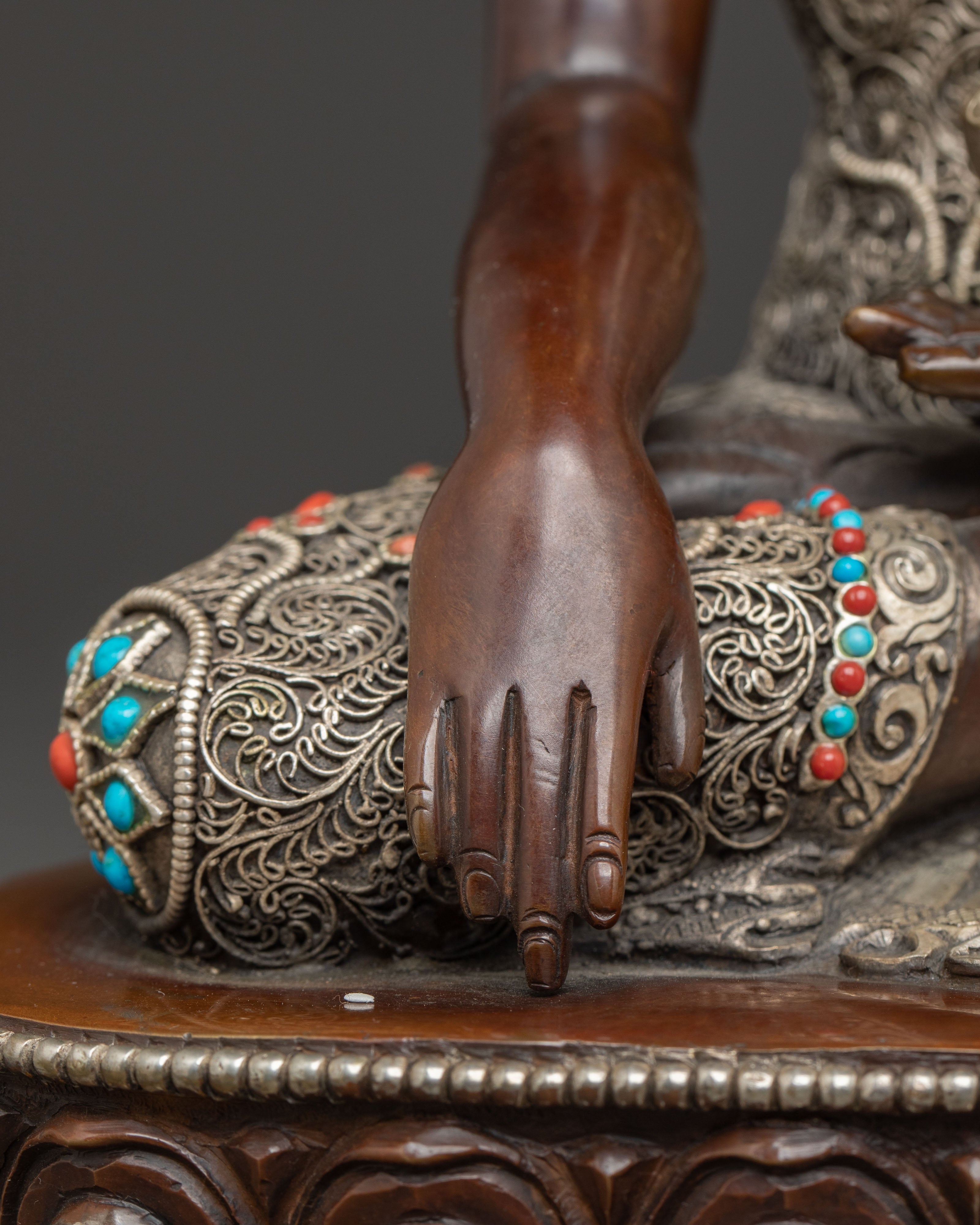 Himalayan Copper Statue of Buddha Shakyamuni | The Enlightened One