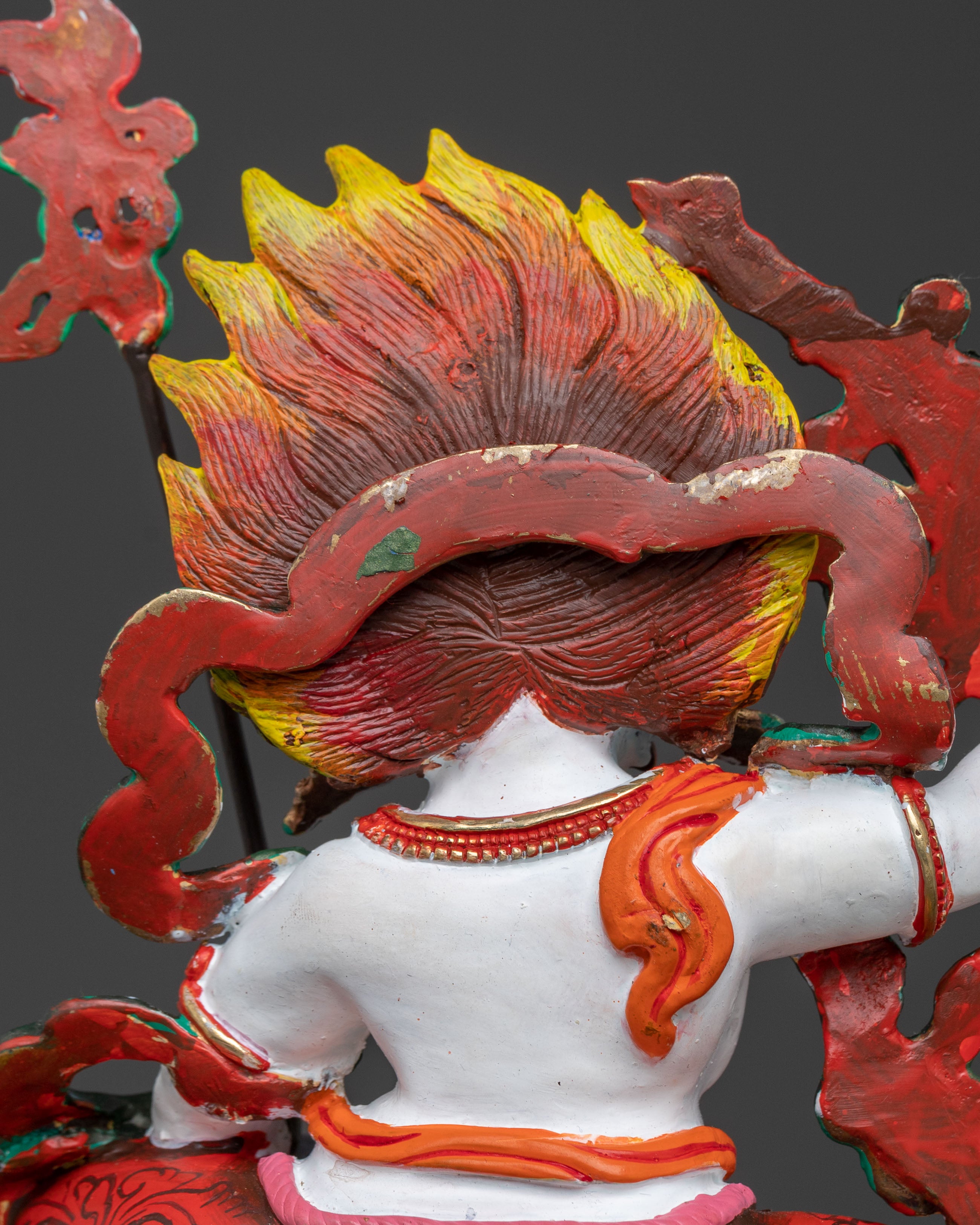 White Dzambhala Sacred Idol for Financial Blessings & Good Fortune