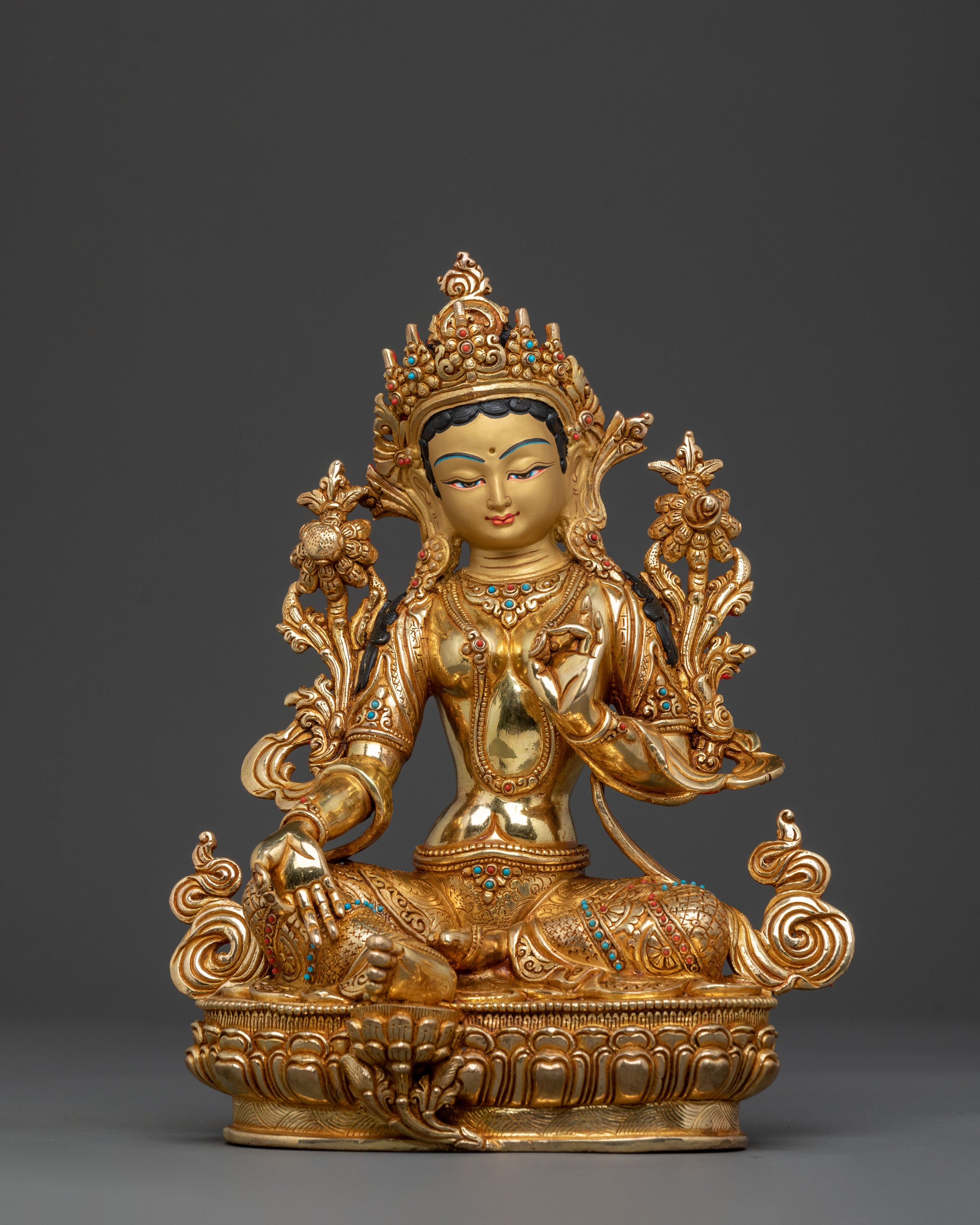Green Tara Statue