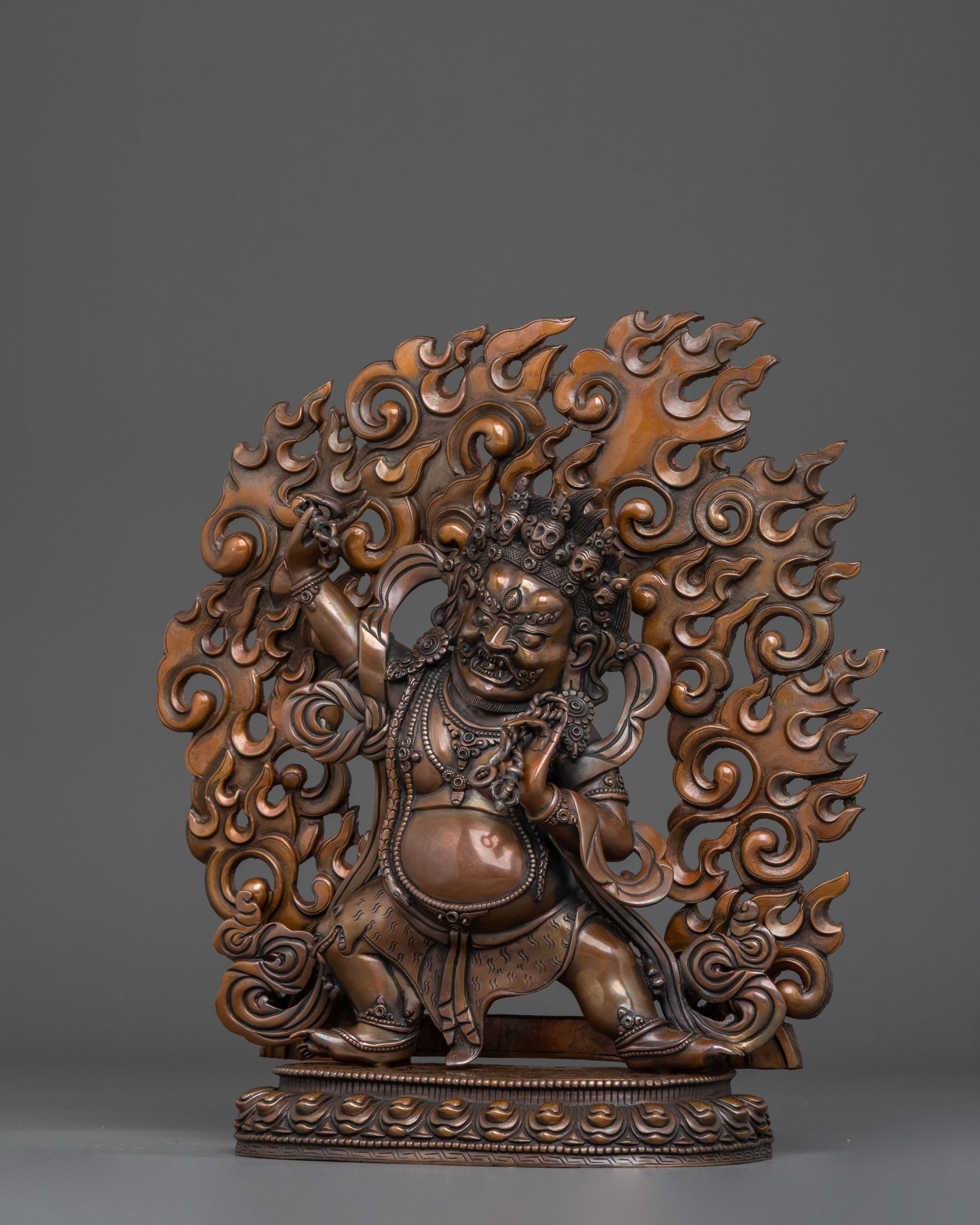 Handmade Golden Vajrapani Statue | Home Decor