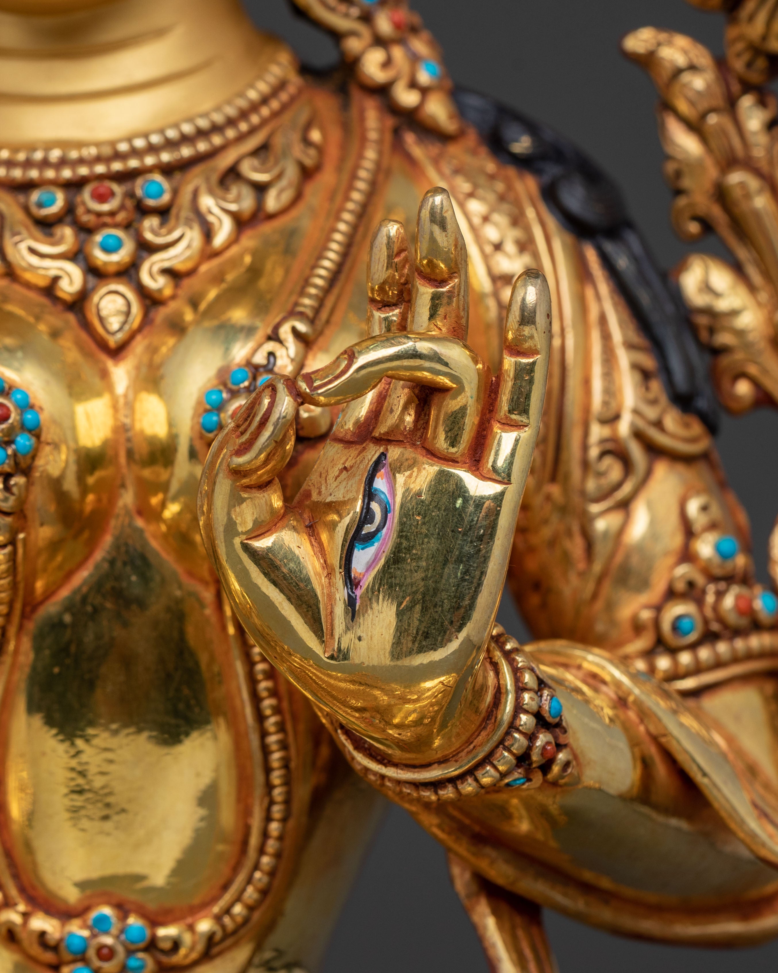 White Tara Buddhist Sculpture | Goddess of Longevity