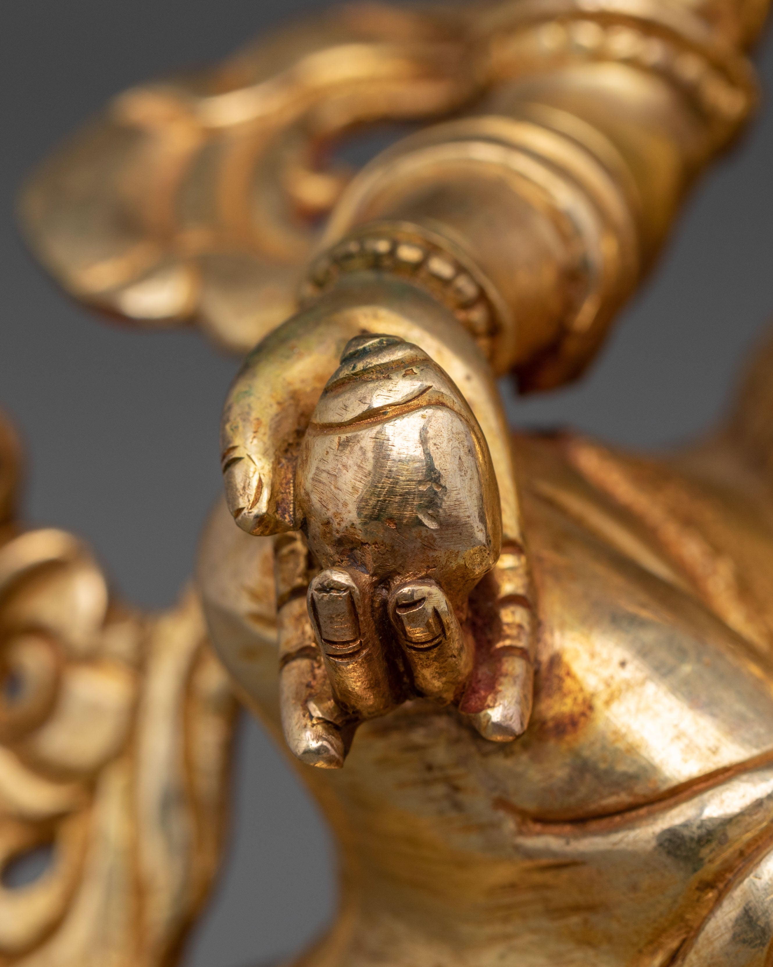 Buddhist Deity of Wealth Dzambhala Statue