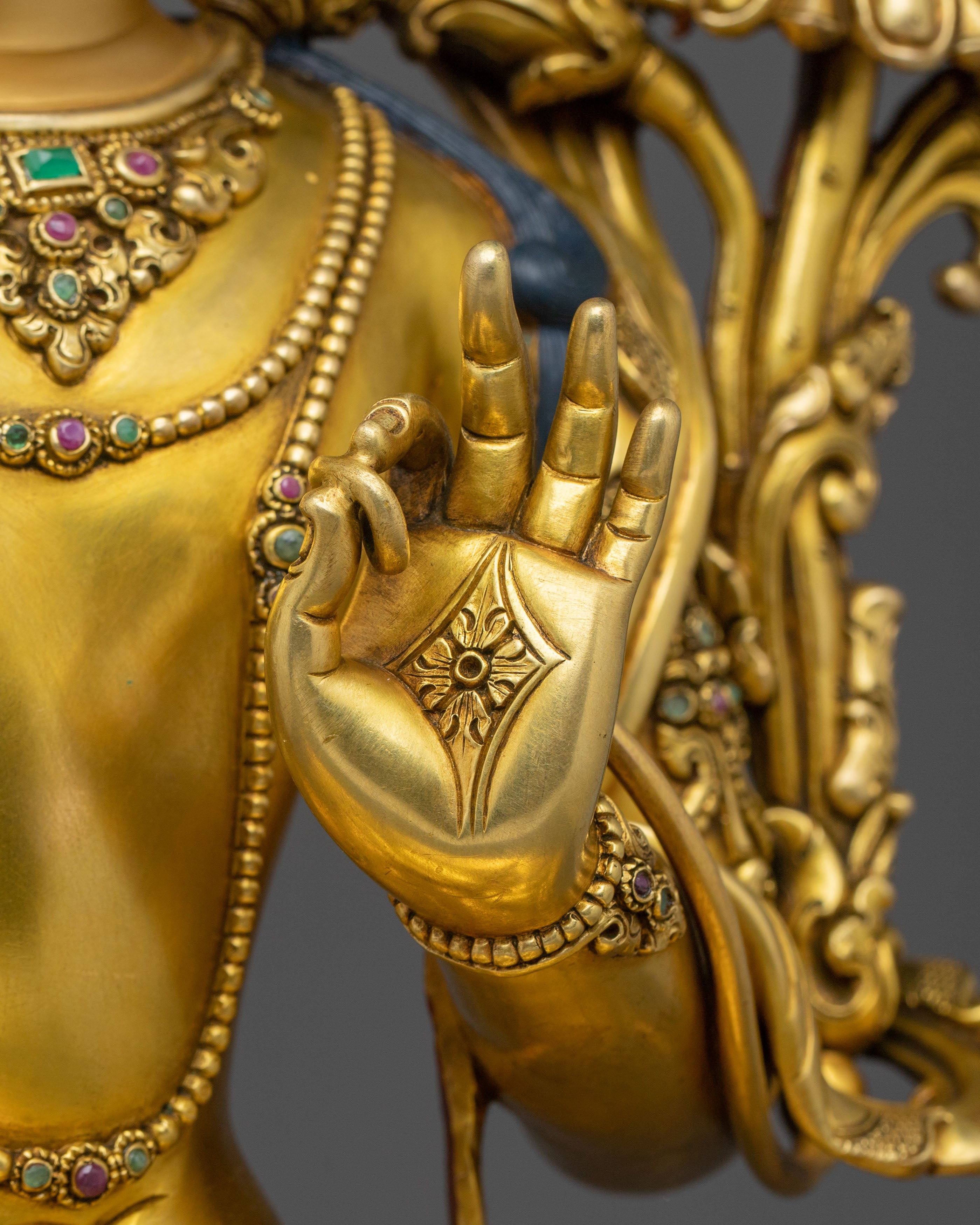 Manjughoṣa Spiritual Sculpture | Buddhist Shrine Decor