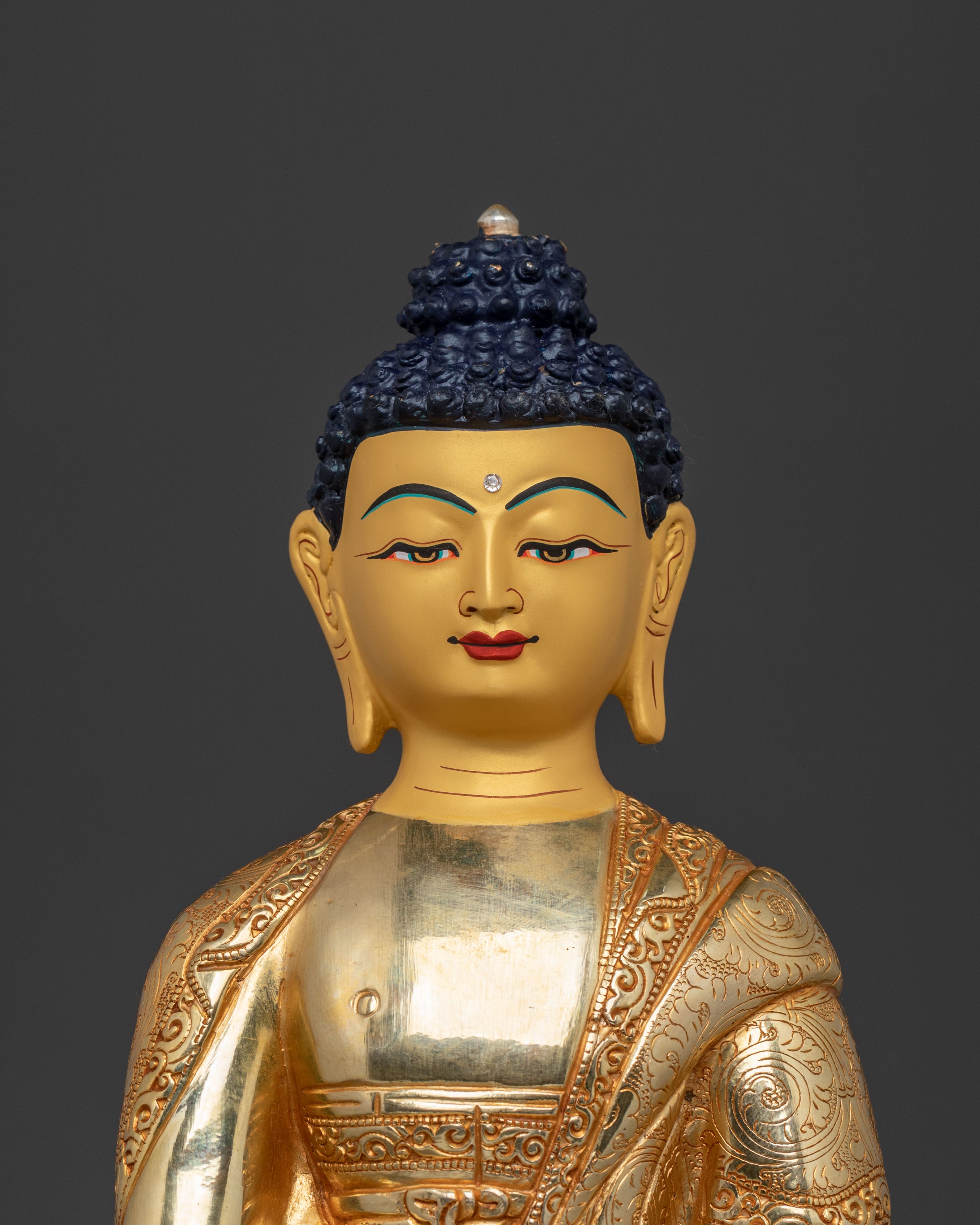 Amitabha Buddha Statue | 24K Gold Gilded Copper Statue