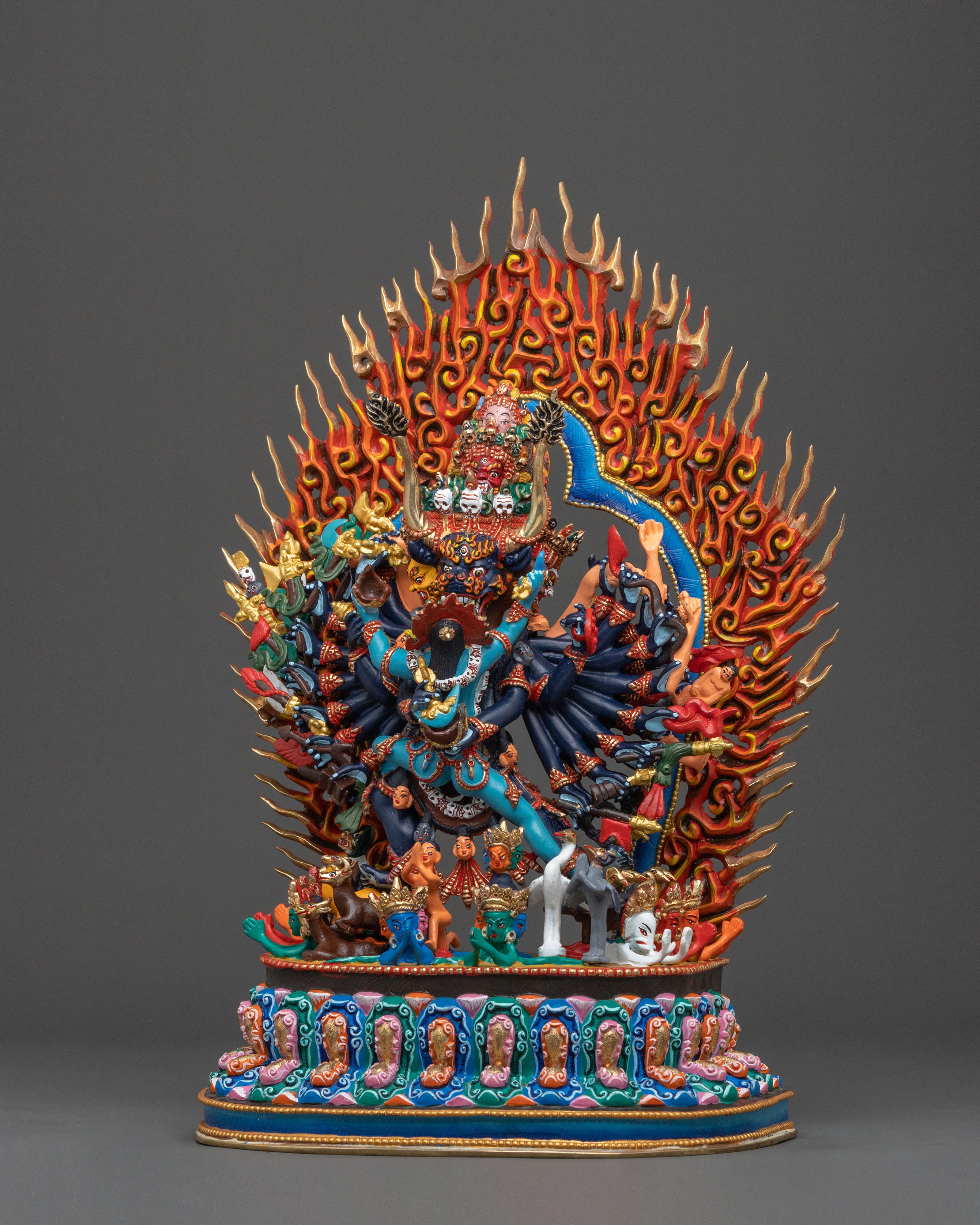Yamantaka Wrathful Sculpture | Wrathful Guardian of Dharma