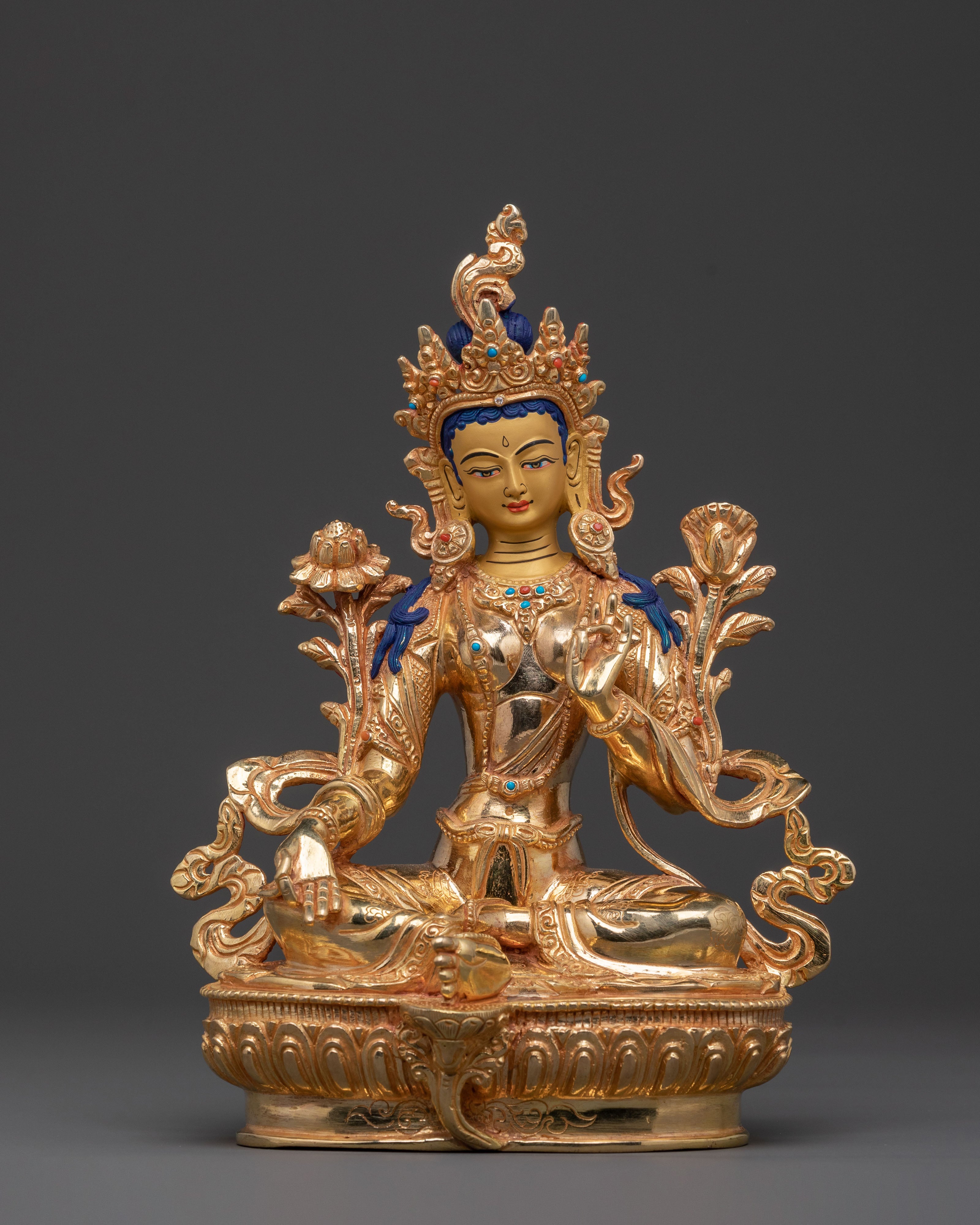 Green Tara Statue