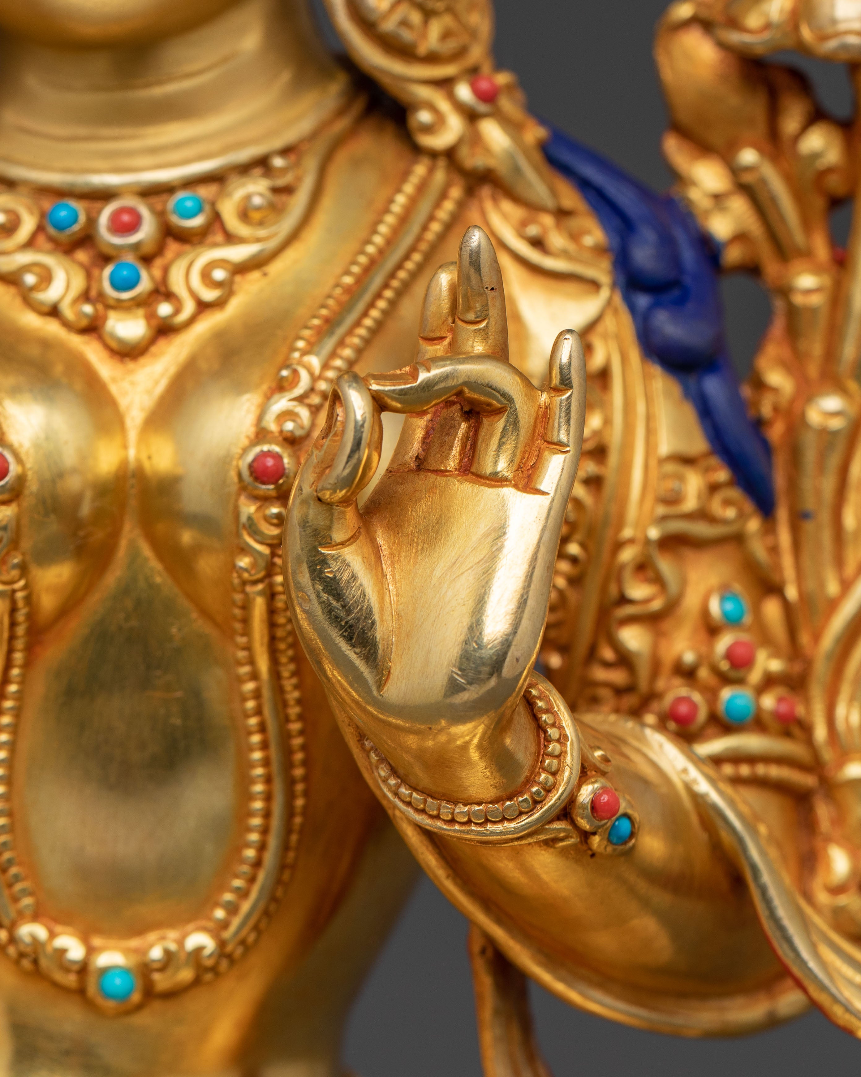 Guardian Green Tara Peace Statue | Handcrafted Serenity