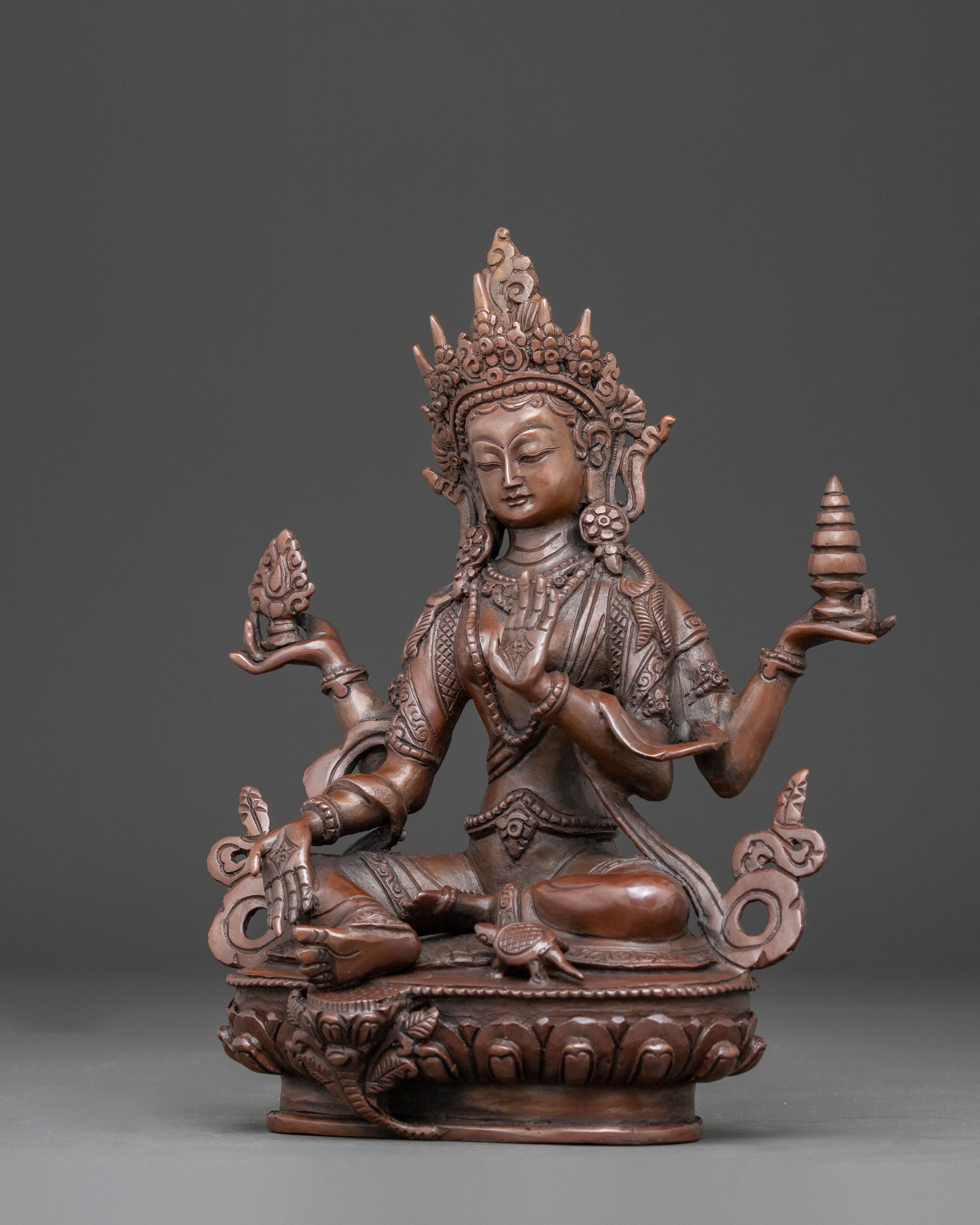 Handmade Laxmi Statue of Wealth | Goddess of Prosperity and Fortune