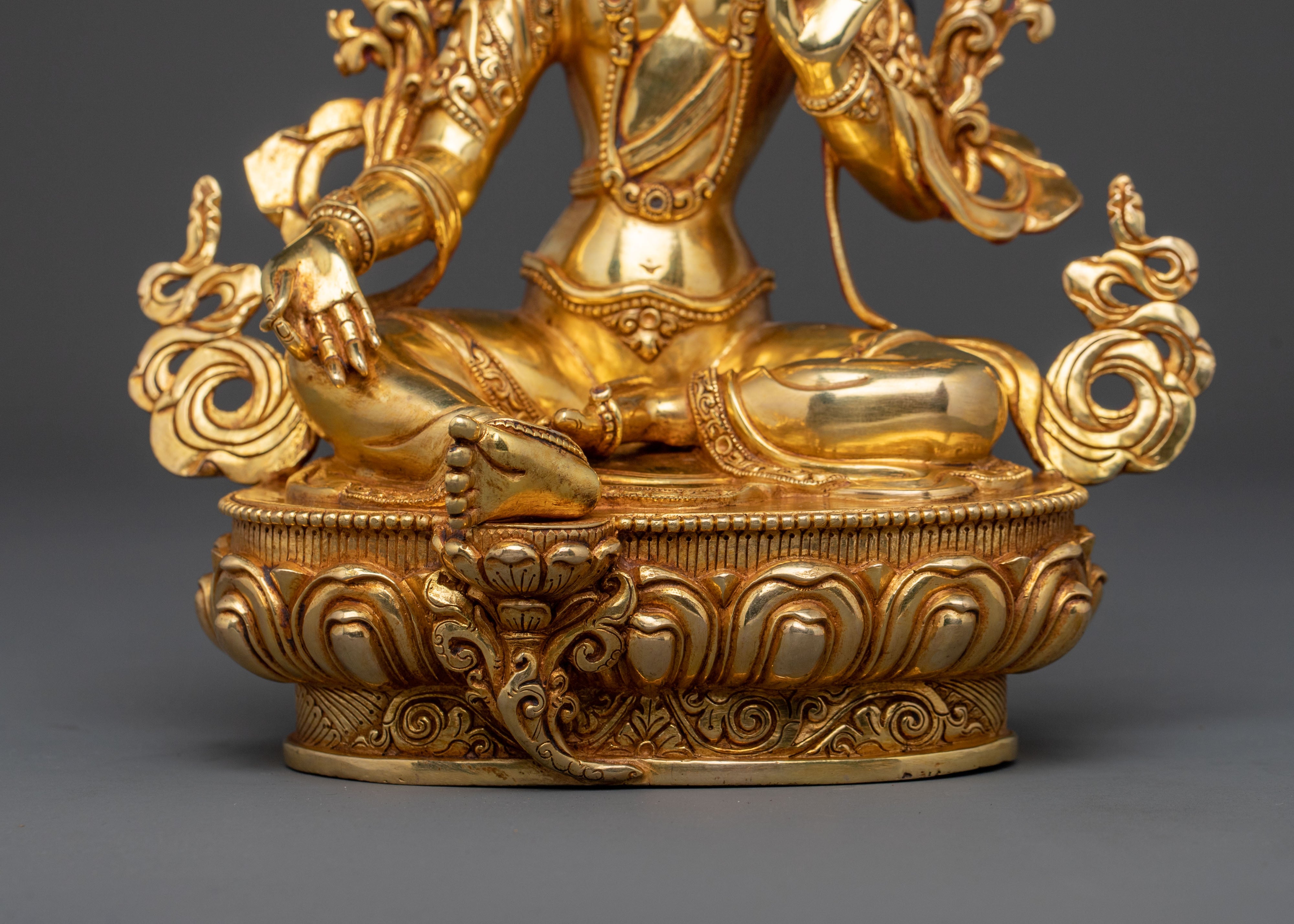 Green Tara Spiritual Statue | Compassionate Goddess
