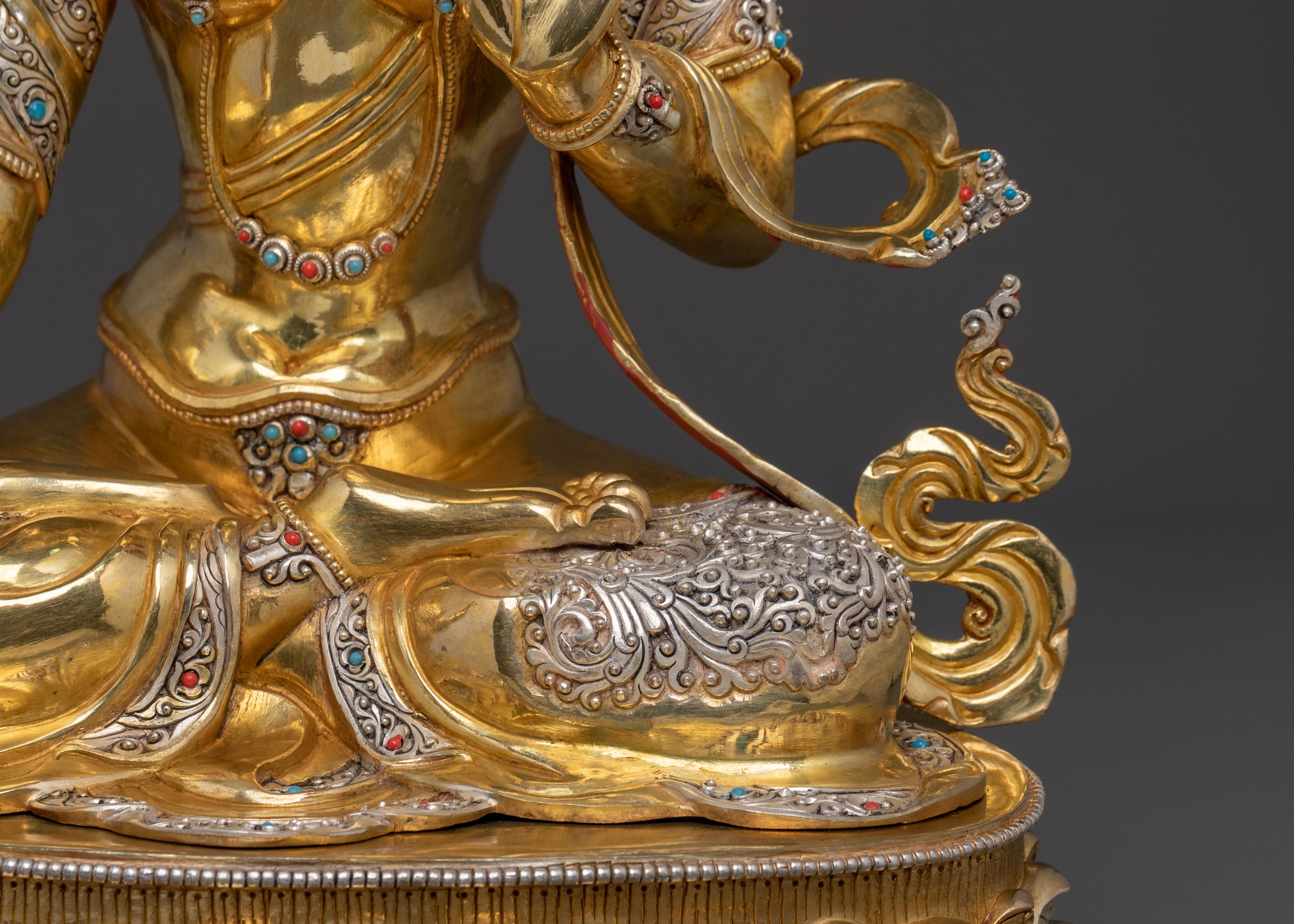 Goddess Dukkar Statue | White Umbrella Goddess of Protection