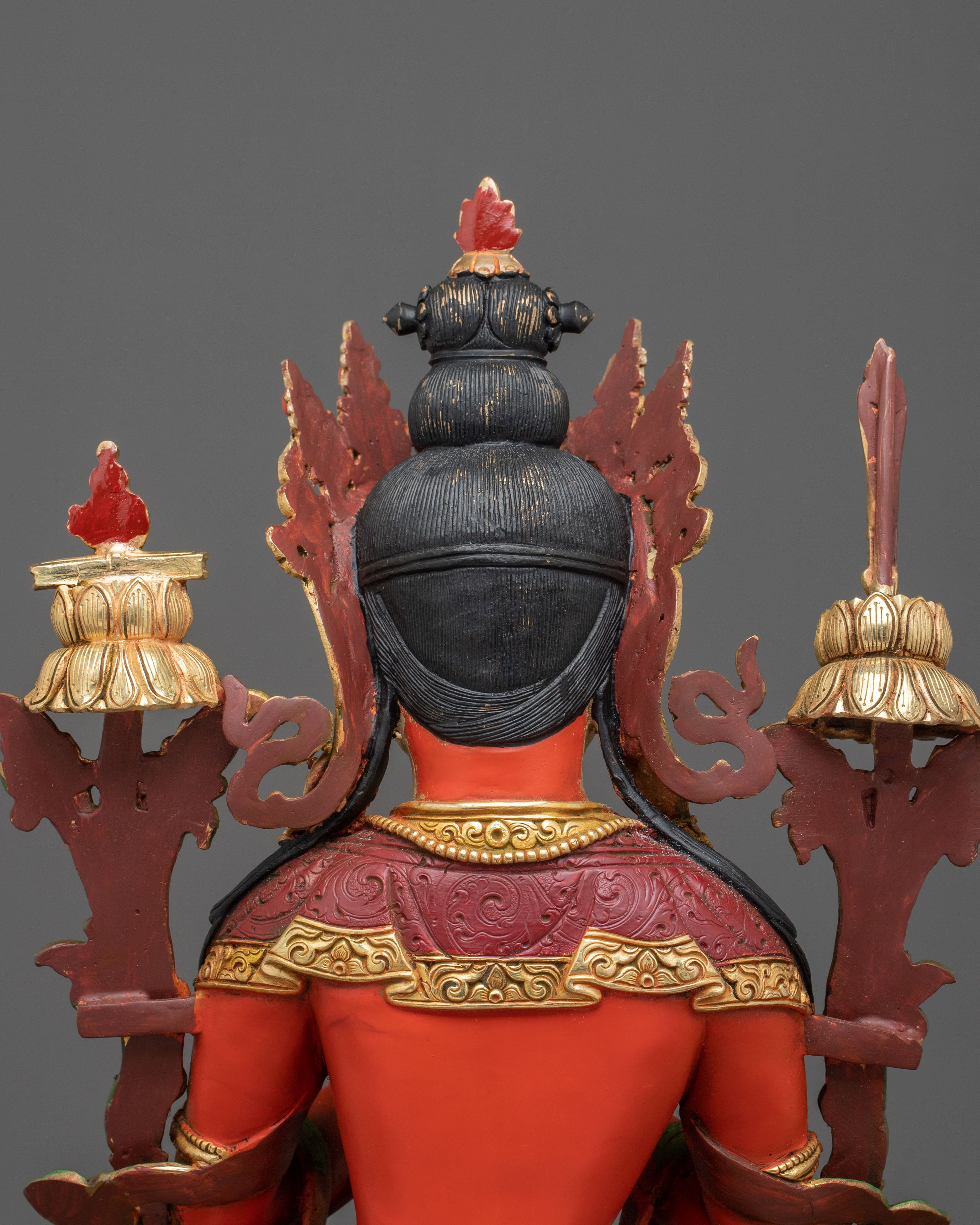 Simhanada Manjushri Statue | Radiant Wisdom Deity