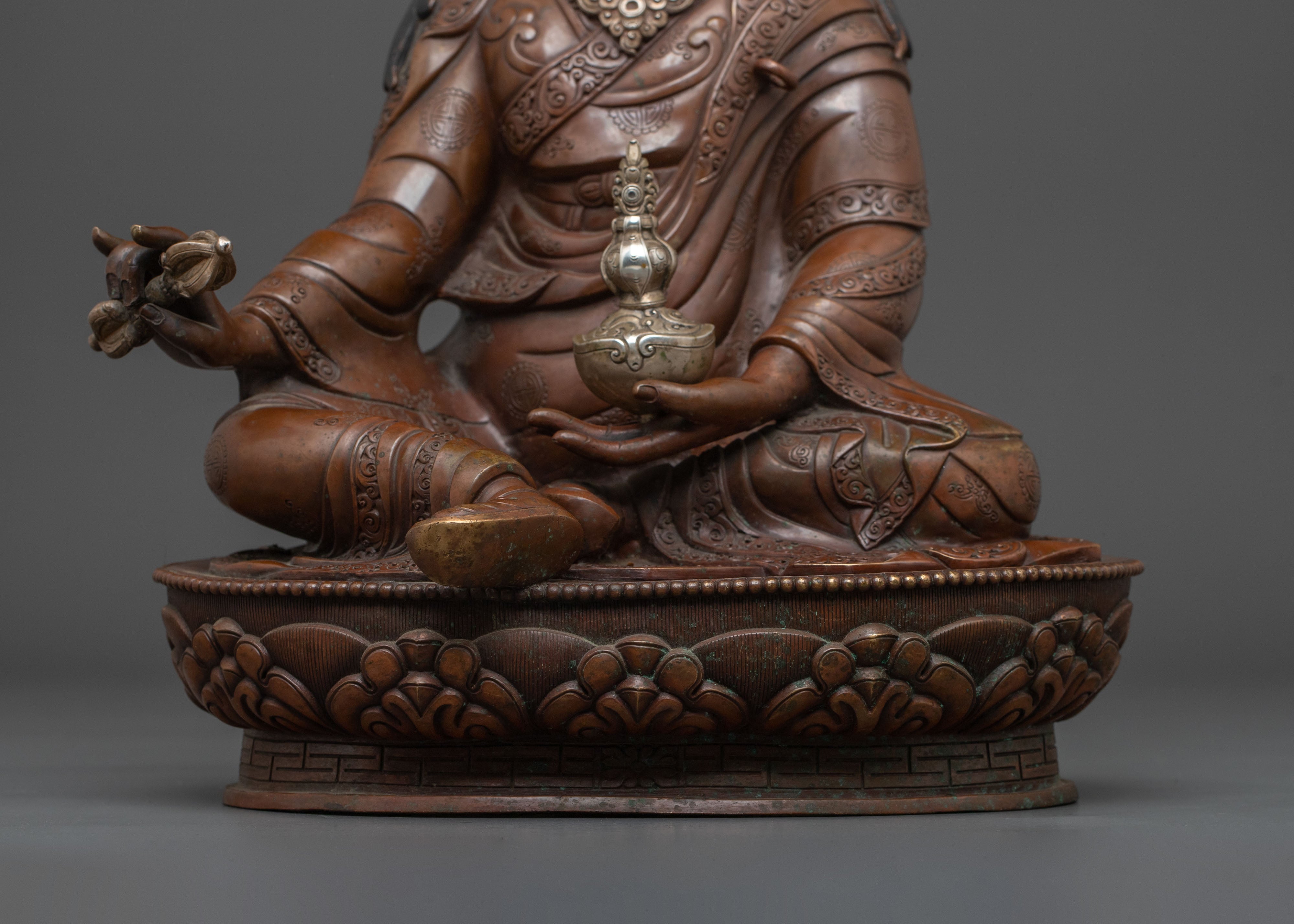 Guru Padmasambhava Sacred Statue | Home Decor