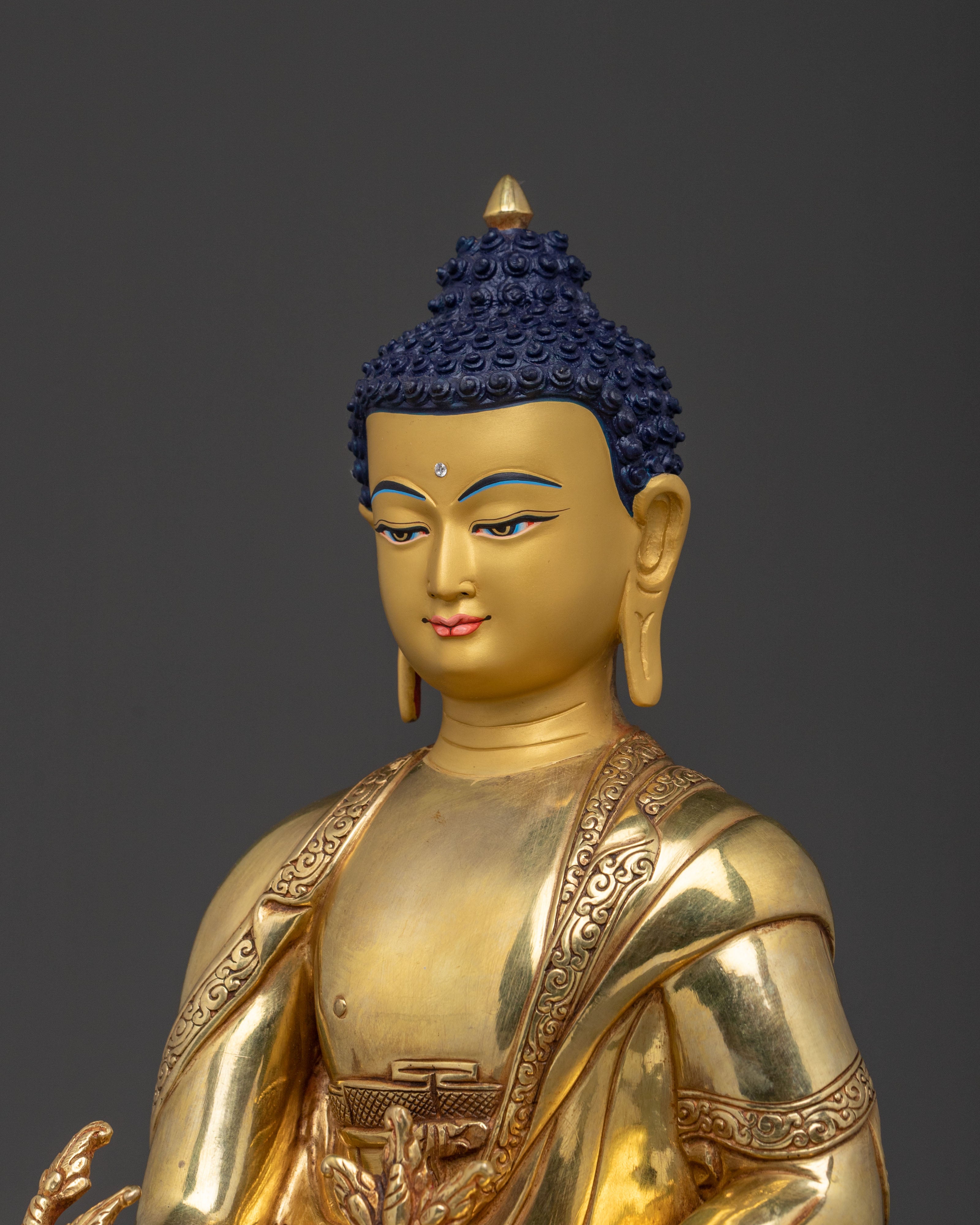 Medicine Buddha Healing Statue | Sacred Buddhist Decor