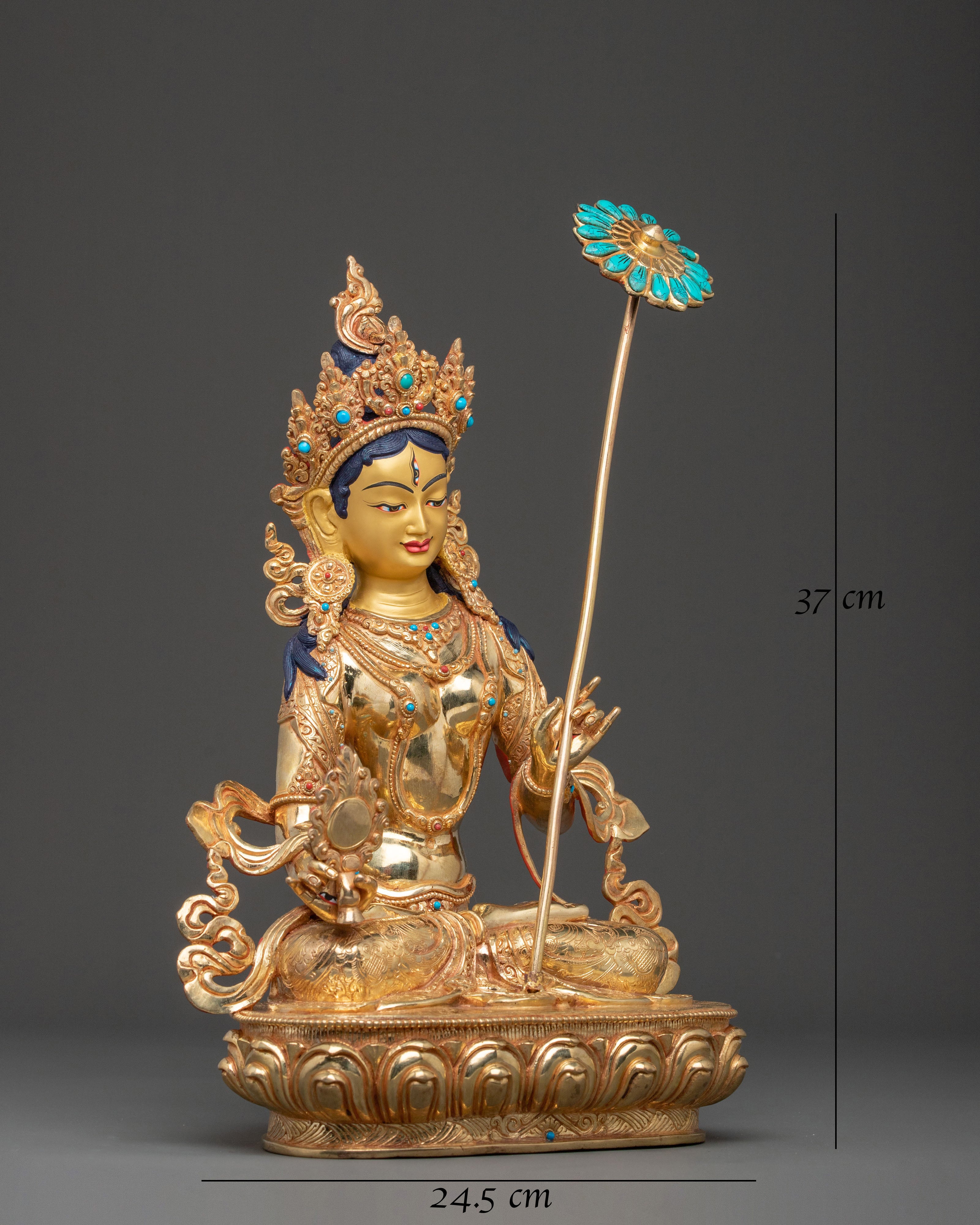 Dukar Golden Statue | Meditation Figure