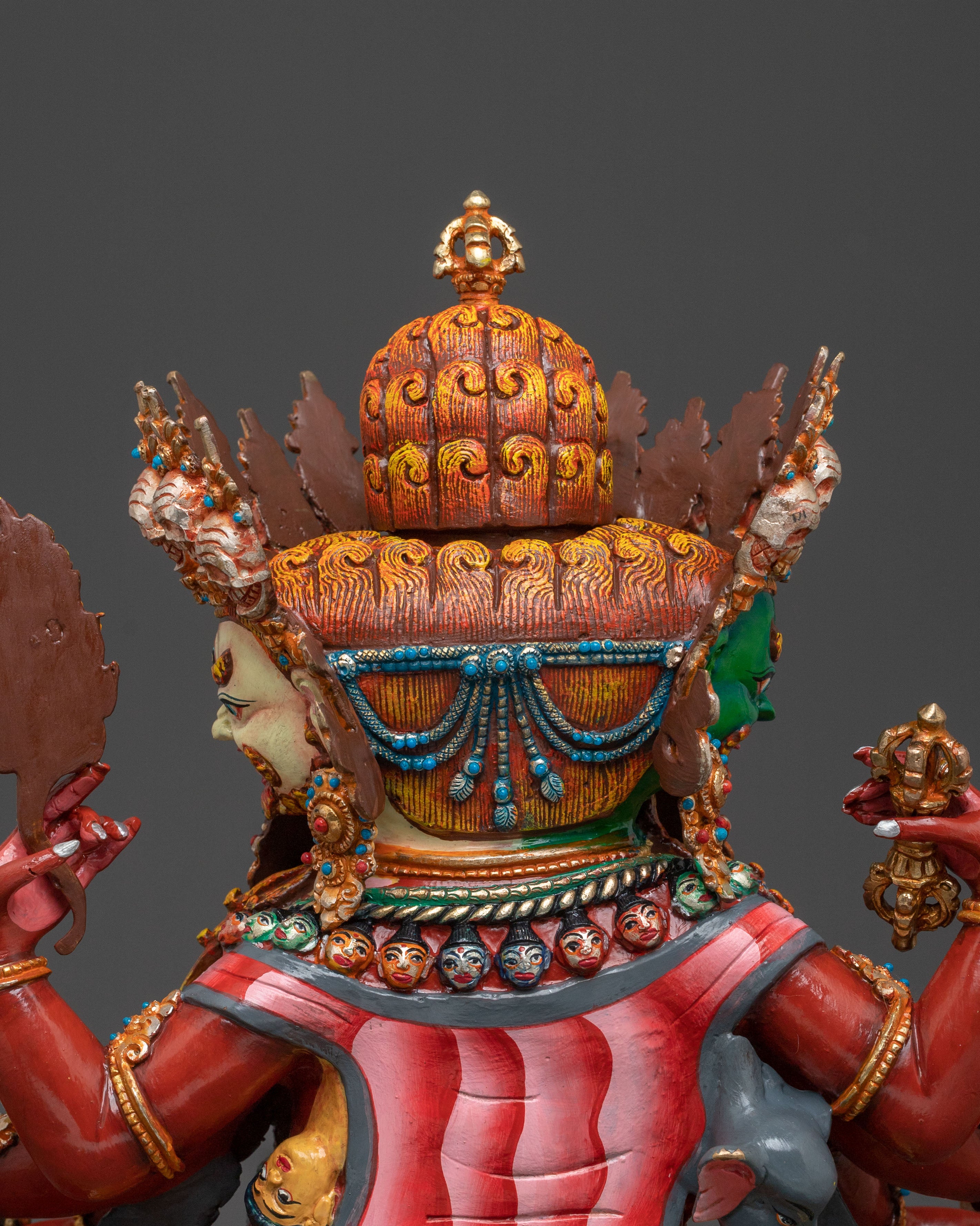 Hayagriva Meditation Figure | 24k Gold Gilded Protector Figrue