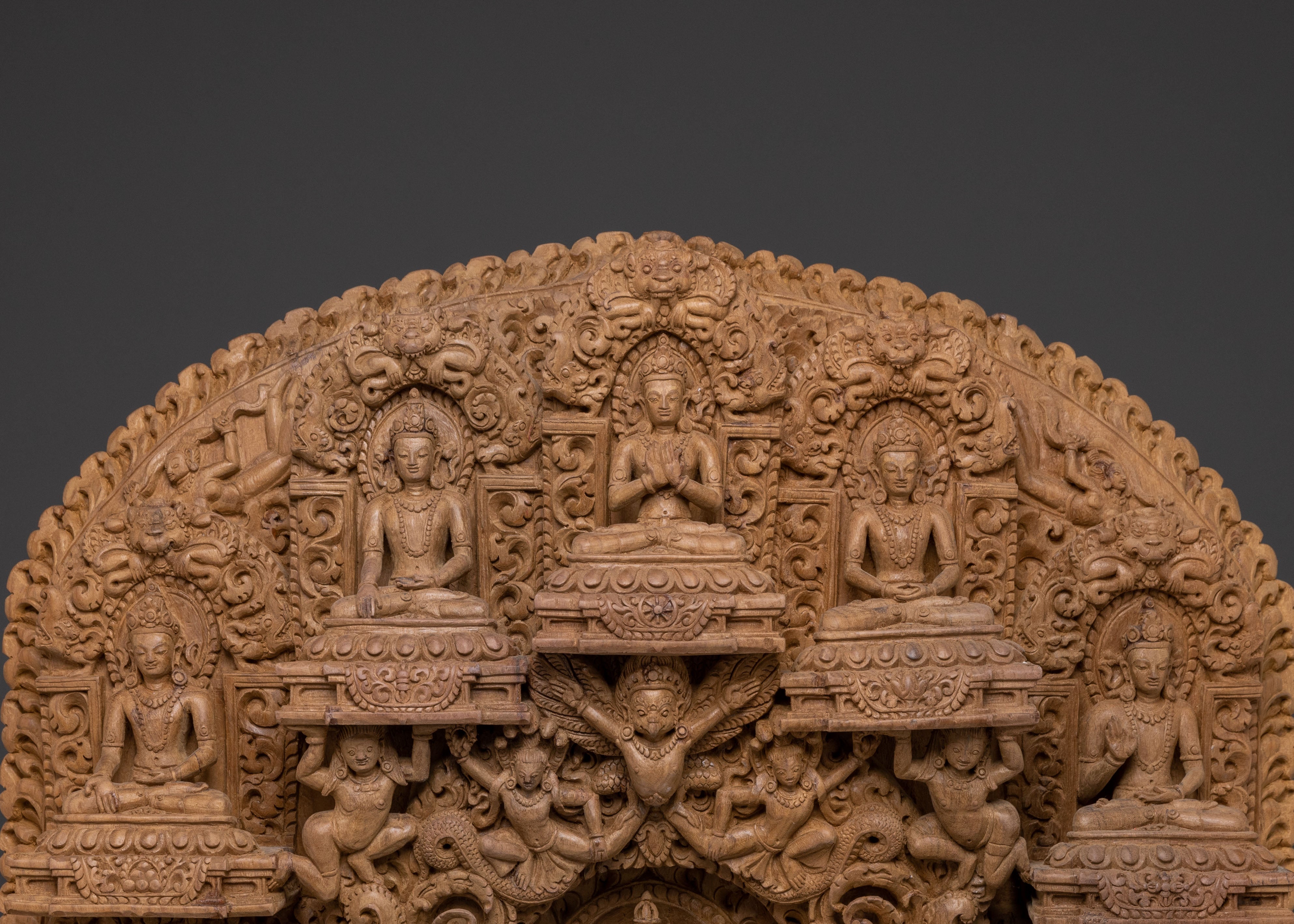 Lokeshvara Wooden Statue | Spiritual Decor