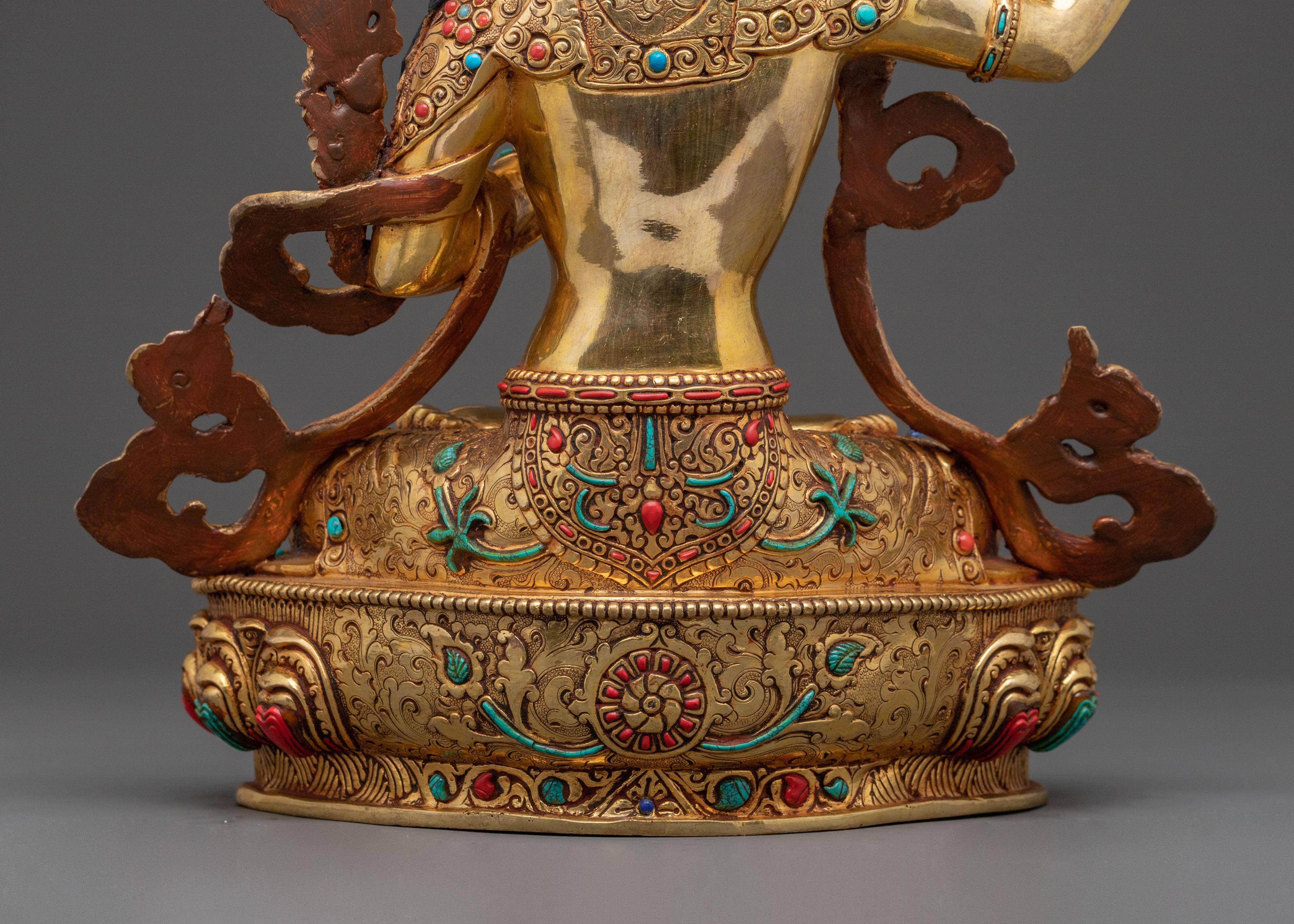 Manjushri Wisdom Buddha Statue | Sacred Bodhisattva Meditation Sculpture