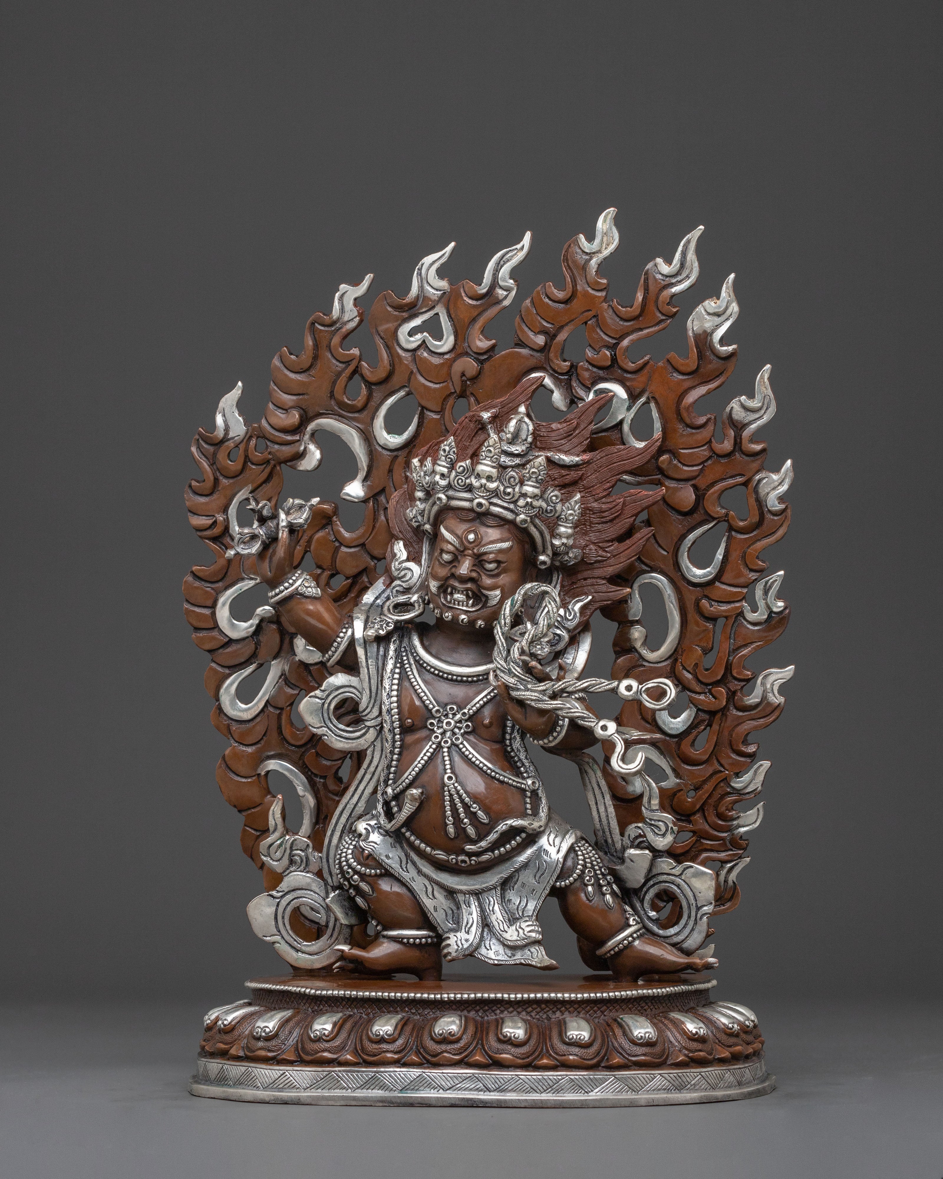 Vajrapani Altar Decor Statue | Fierce Protector Deity of Dharma